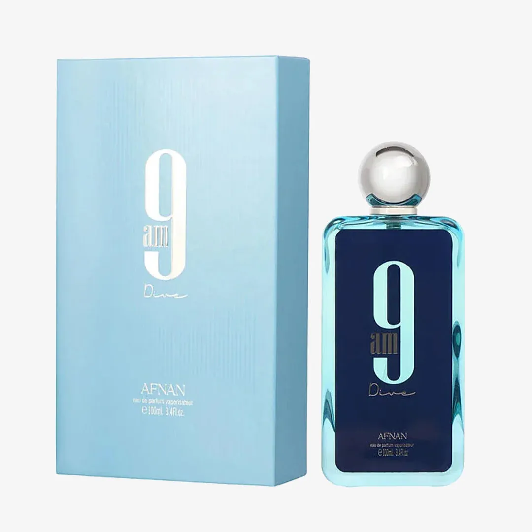 Afnan 9 AM Dive by Afnan Eau de Parfum 3.4 oz
