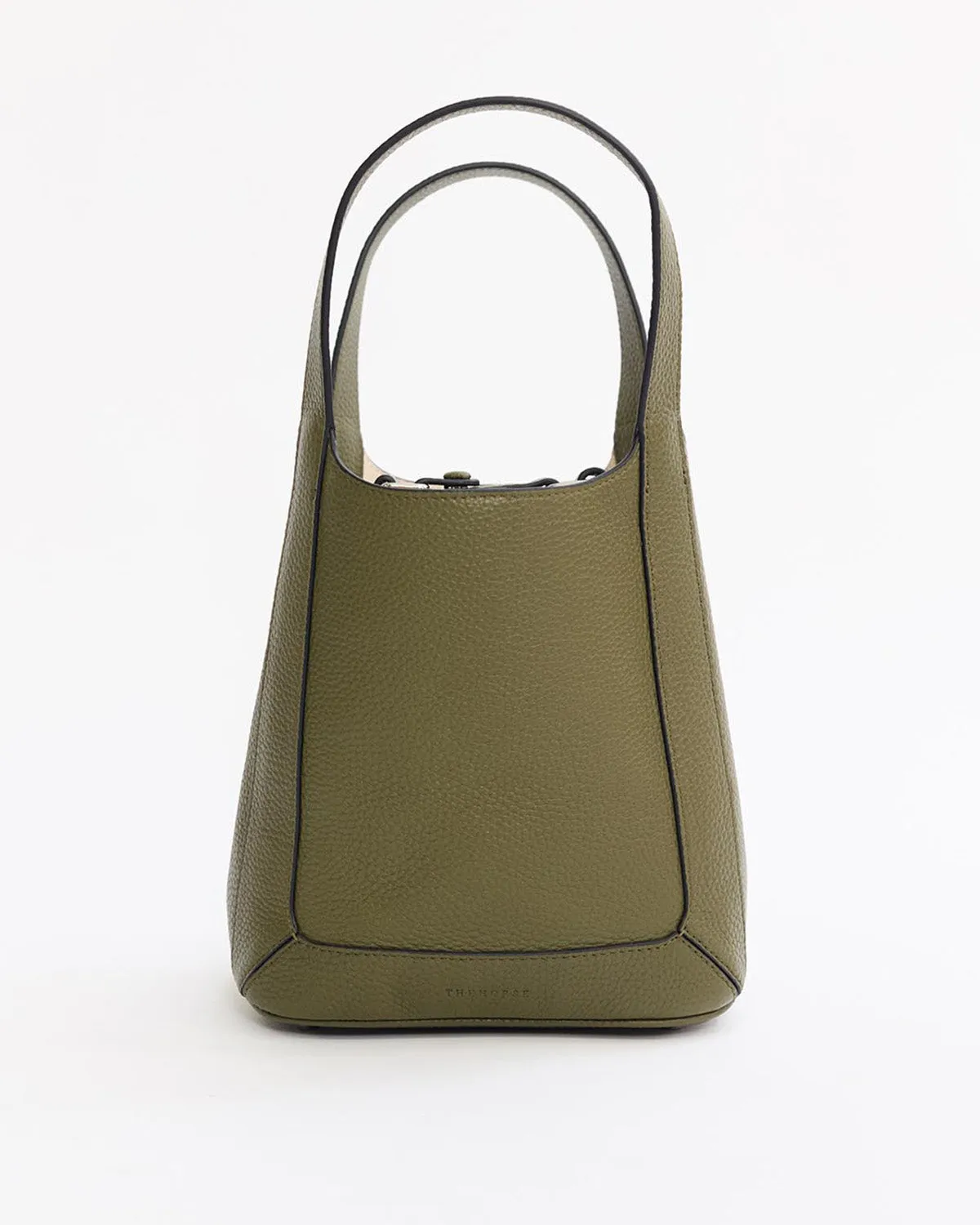 Alexie Tote: Olive Pebbled Leather