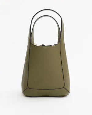 Alexie Tote: Olive Pebbled Leather