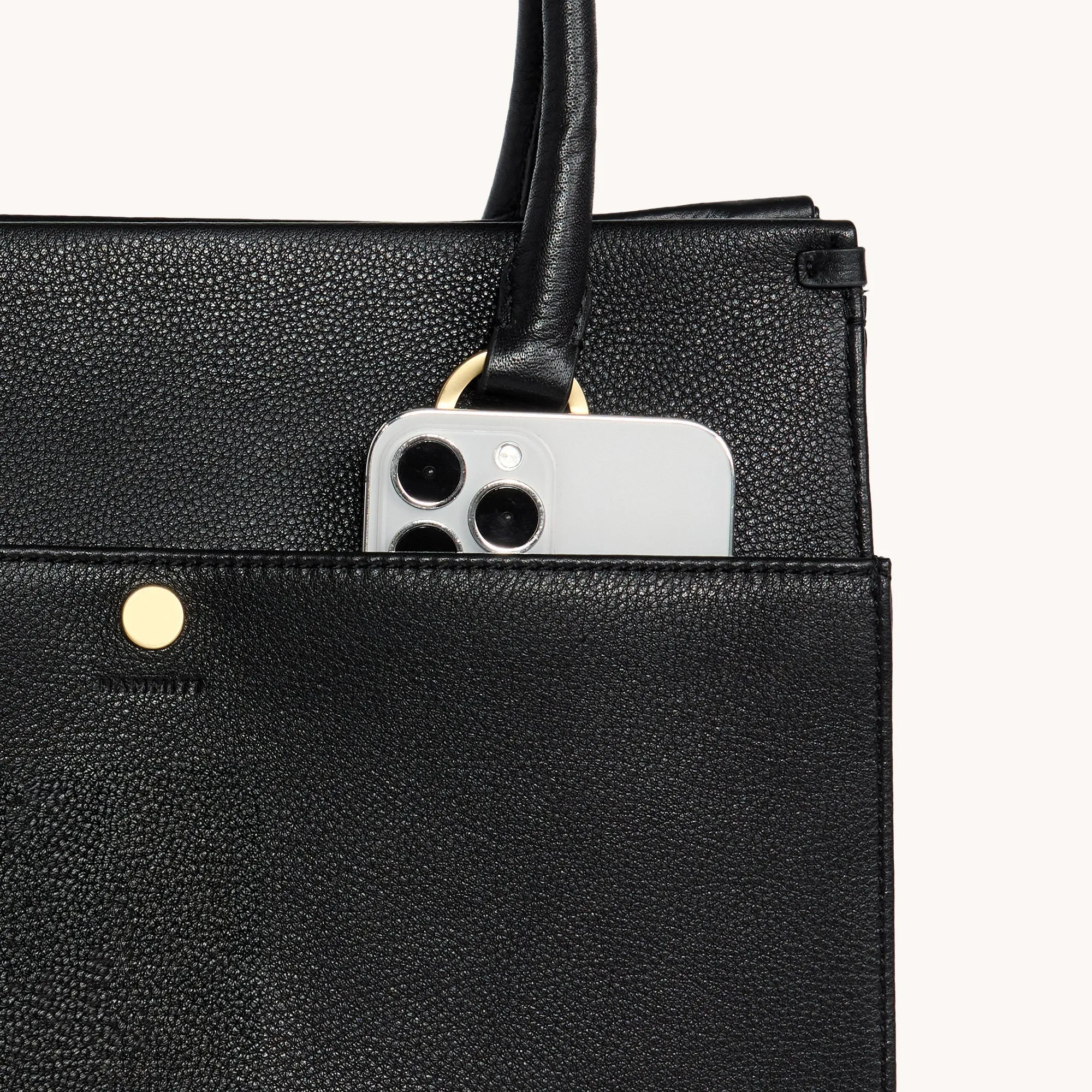 Allen | Black/Brushed Gold Red Zip | Lrg