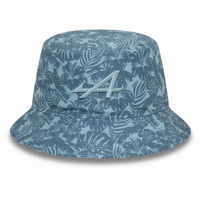 Alpine F1 Floral All Over Print Pastel Blue Bucket