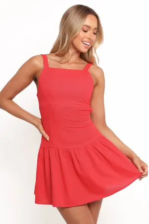 Analeah Mini Dress - Red