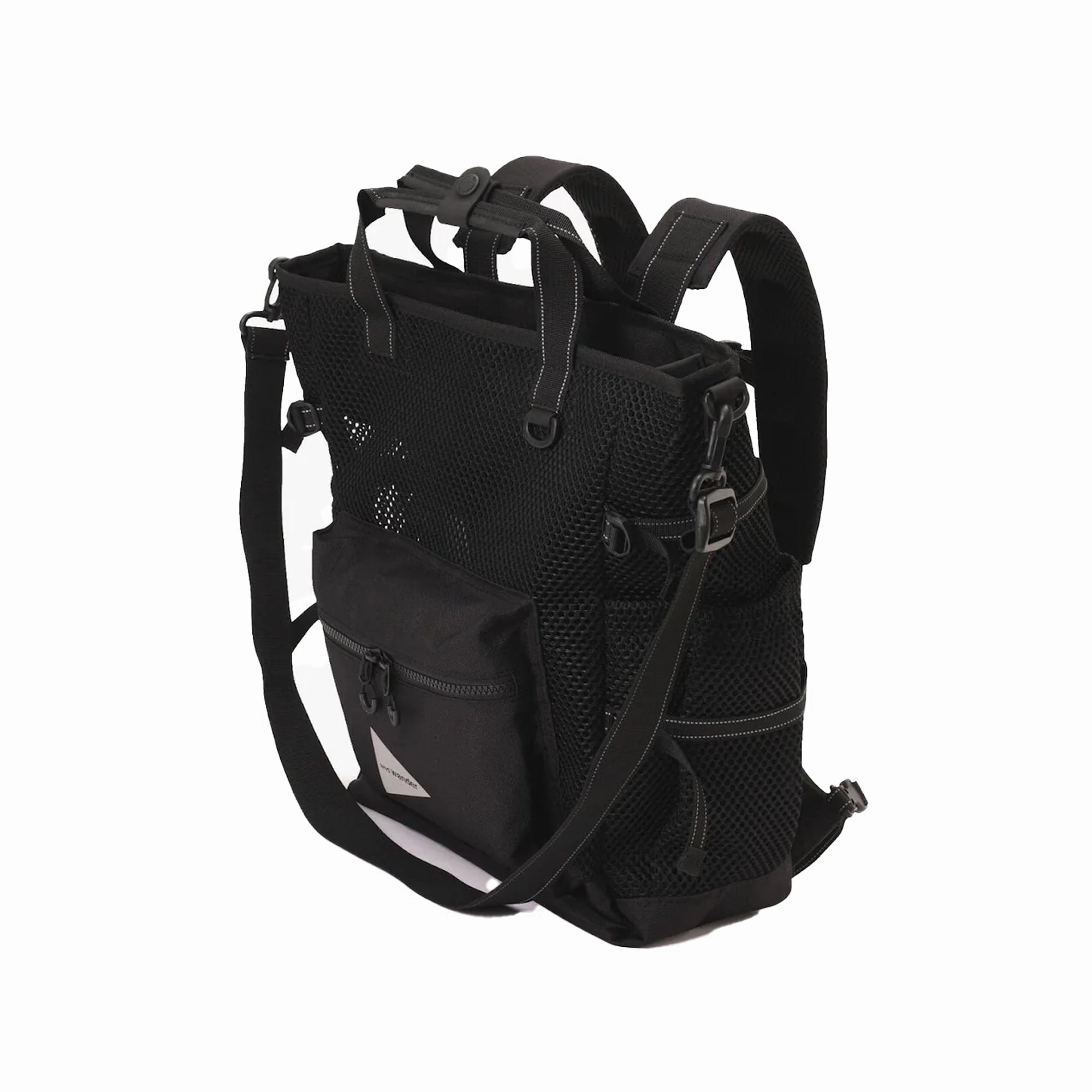 and Wander 3D Mesh 2-Way Tote Bag Black