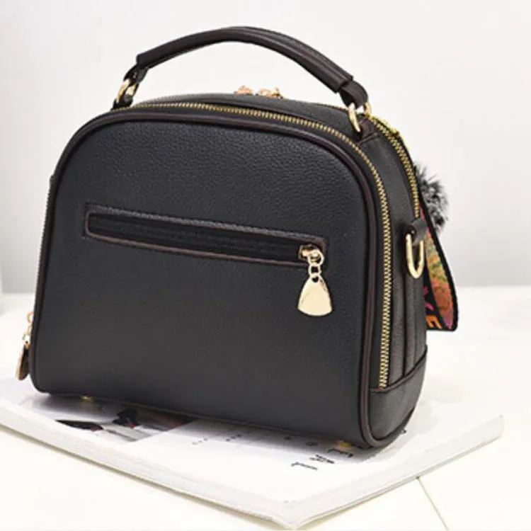 Belt Bag Women Red Shoulder Handbags Korean Style Shoulder Bag