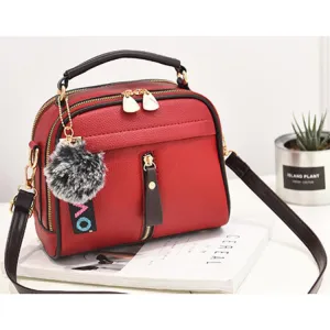 Belt Bag Women Red Shoulder Handbags Korean Style Shoulder Bag