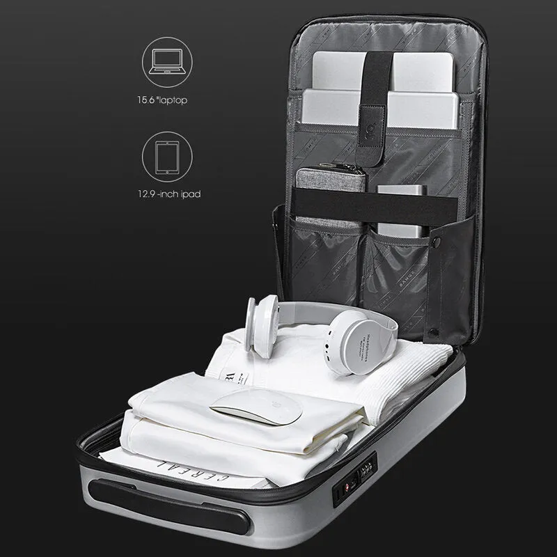 Best Business Travel Backpack Male Plastic Hard Shell Computer Backpack