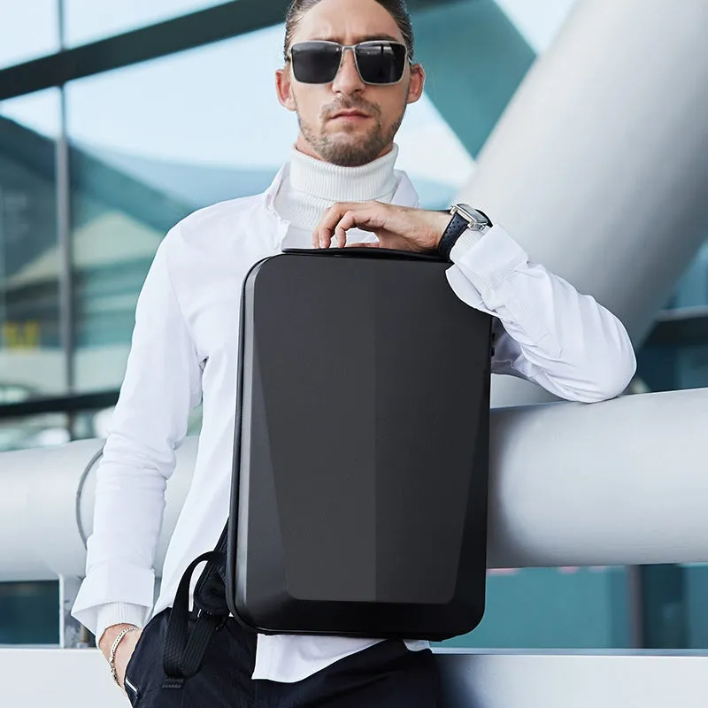 Best Business Travel Backpack Male Plastic Hard Shell Computer Backpack