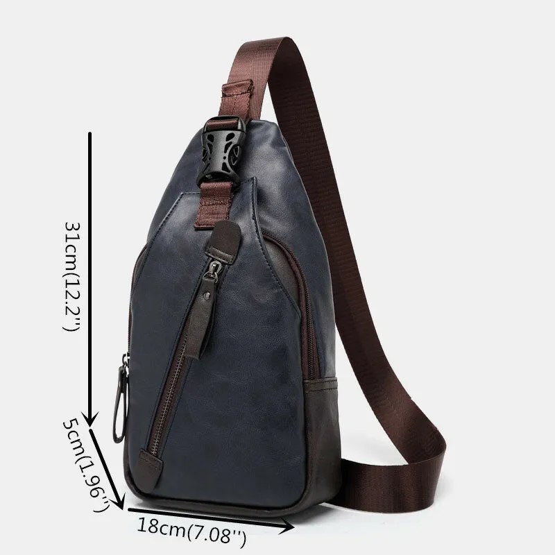 Brown Leather Crossbody Bag