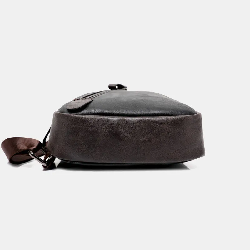 Brown Leather Crossbody Bag