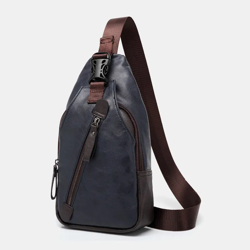 Brown Leather Crossbody Bag