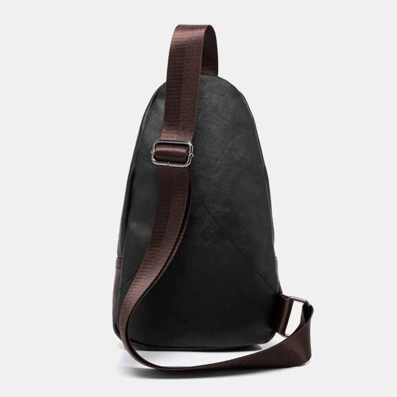 Brown Leather Crossbody Bag