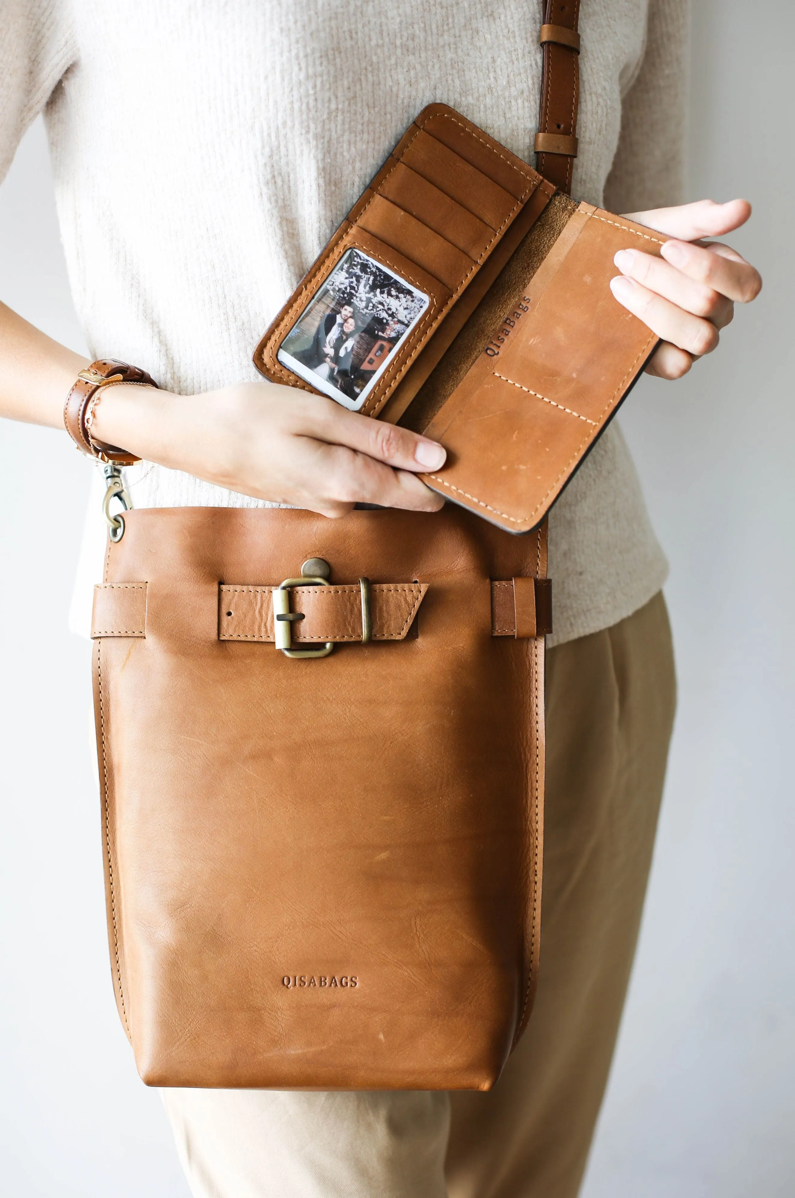 Brown Leather Wallet - N01