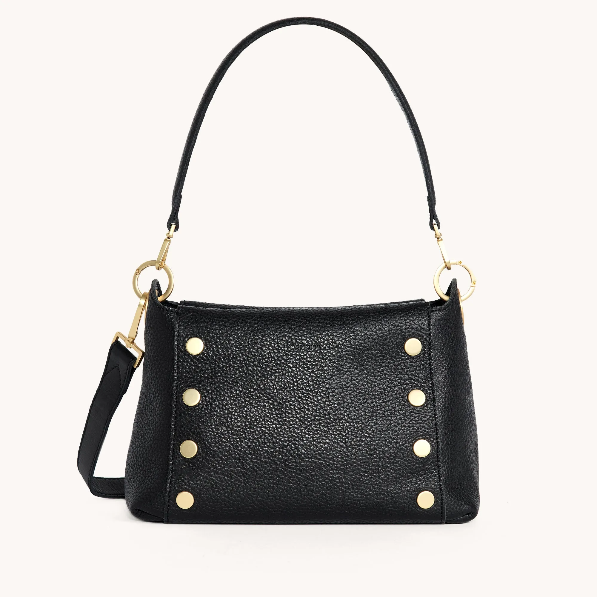 Bryant | Black/Brushed Gold Red Zip | Med