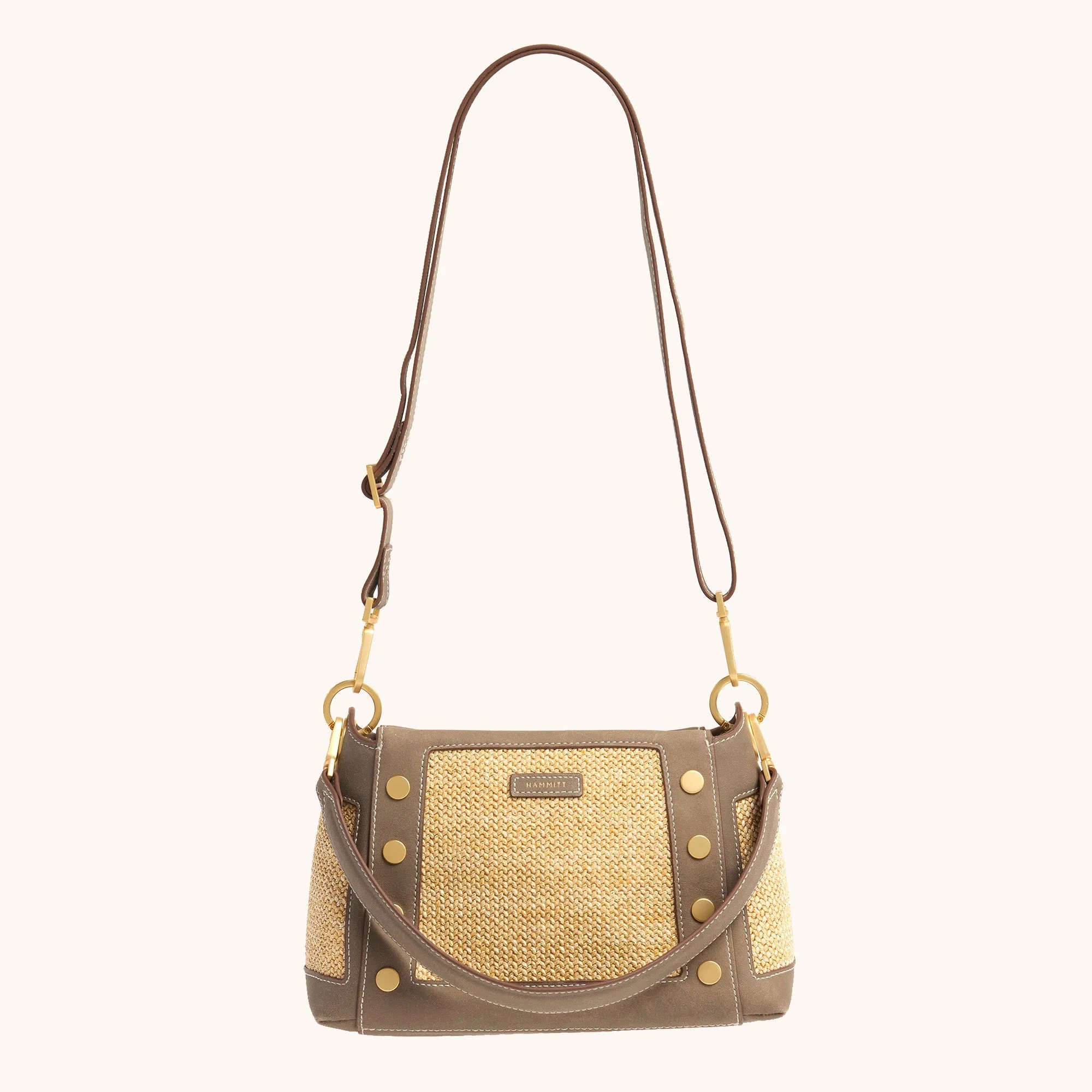 Bryant | Pewter Raffia/Brushed Gold | Med