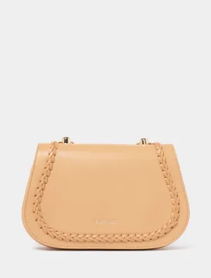 Cass Weave Detail Crossbody Bag