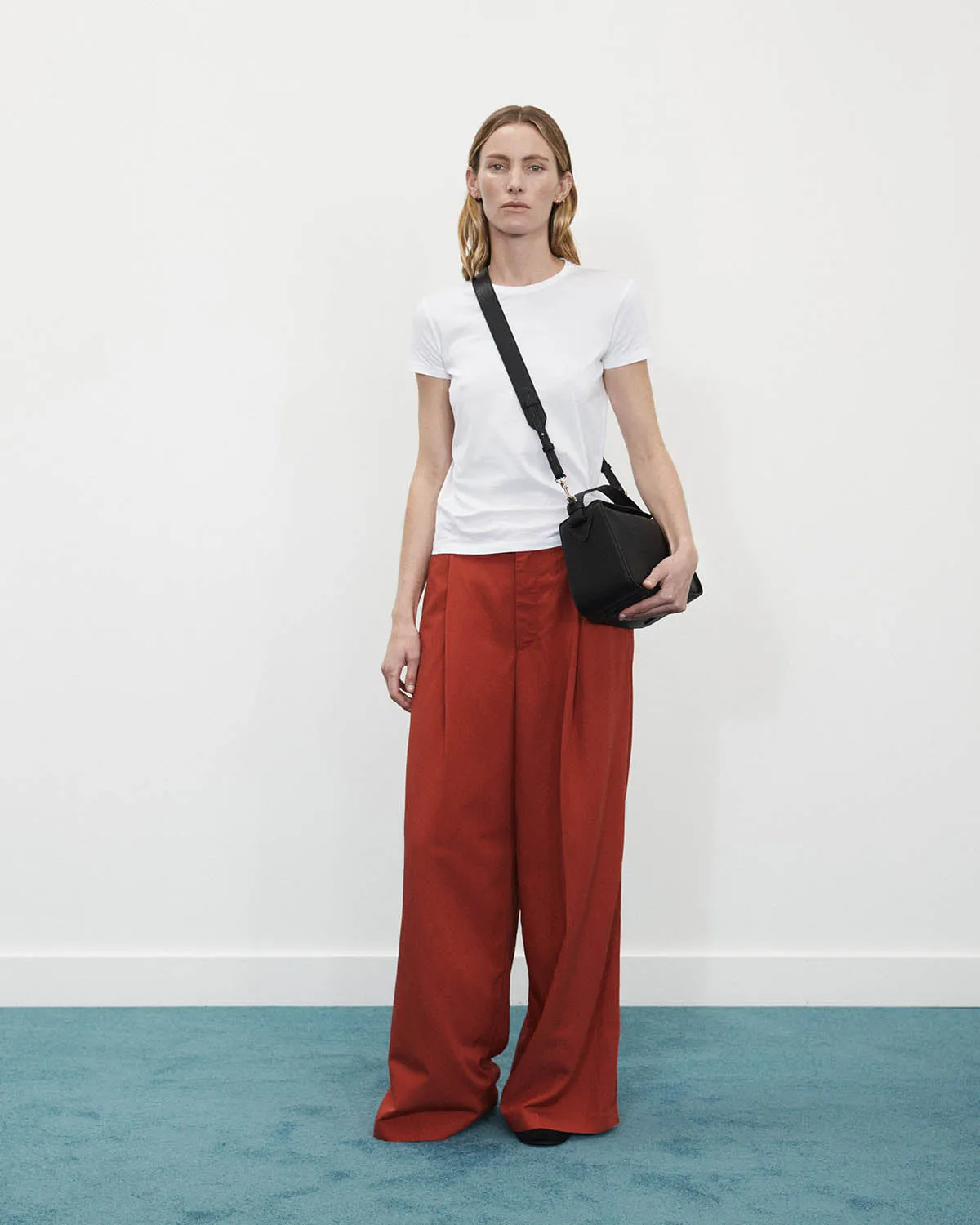 Clementine Bag: Black Pebbled Leather with Gold