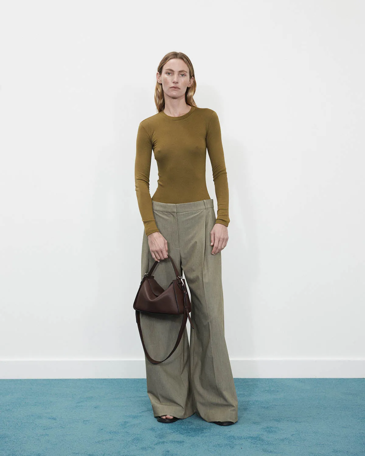 Clementine Bag: Coffee Pebbled Leather