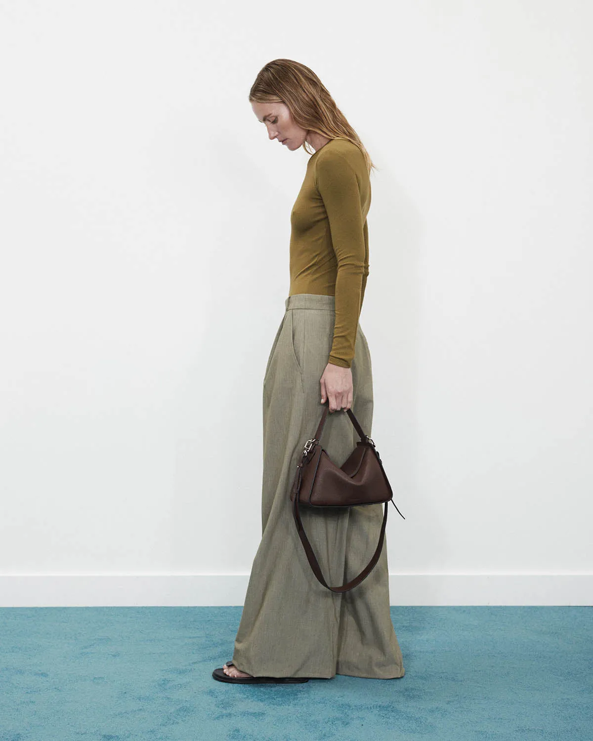 Clementine Bag: Coffee Pebbled Leather