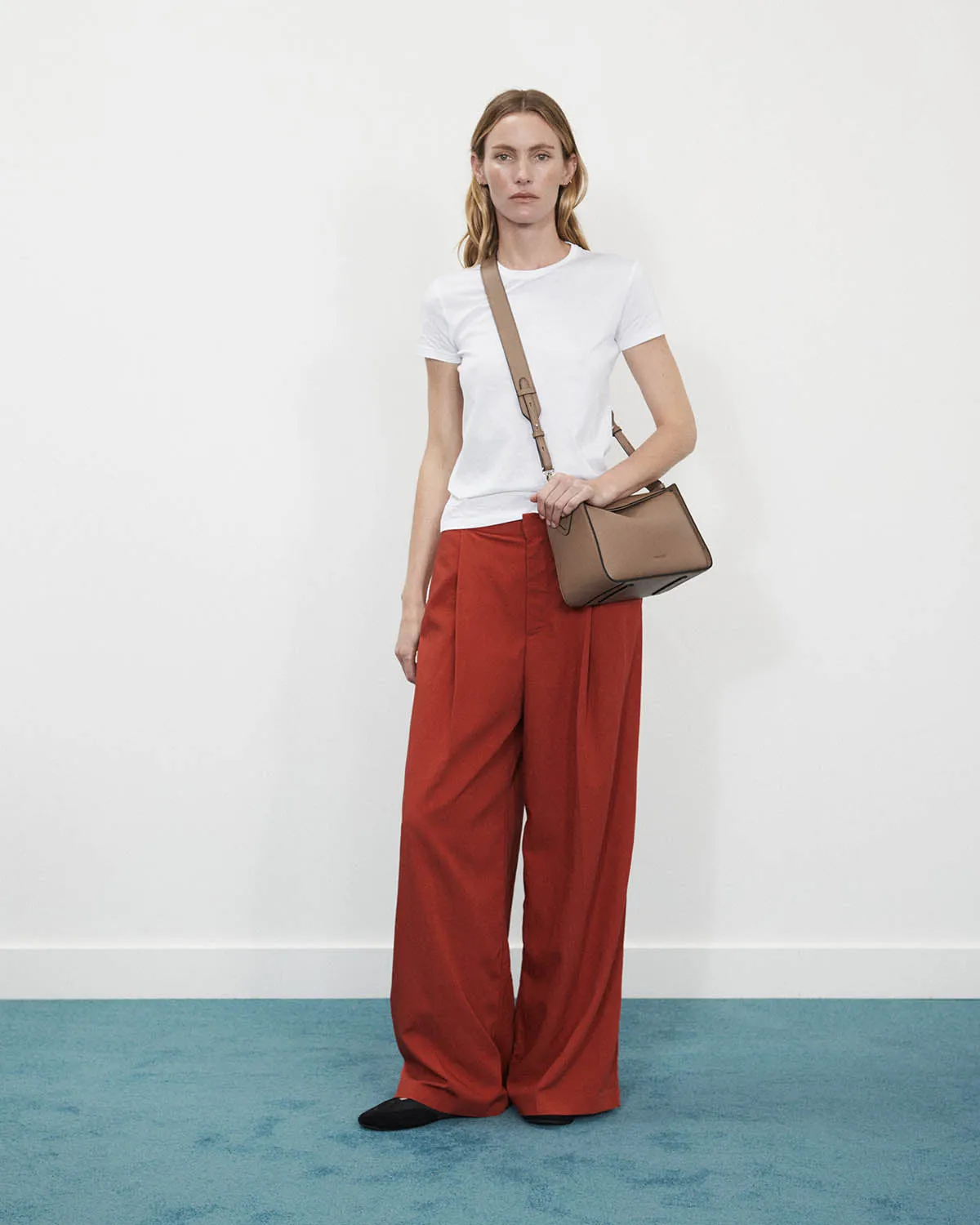 Clementine Bag: Taupe Pebbled Leather