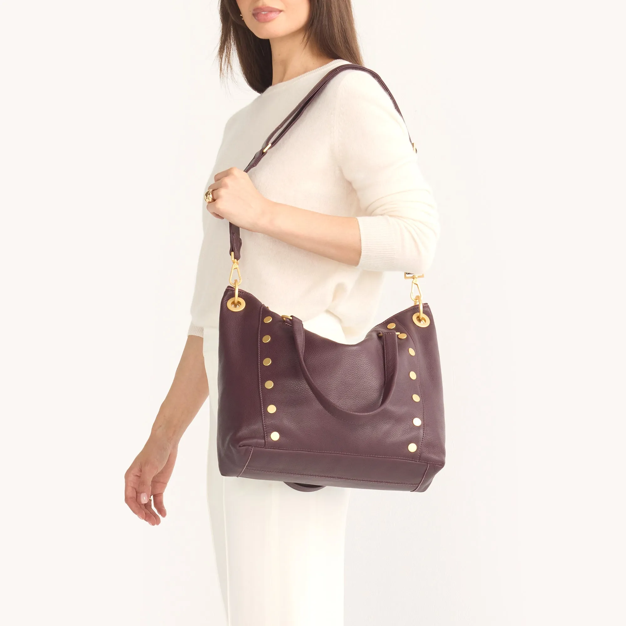 Daniel | Cabernet Pebble/Brushed Gold | Lrg