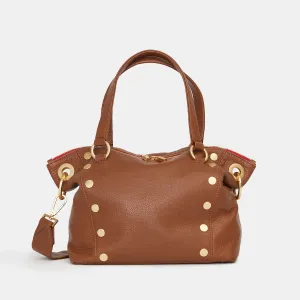Daniel | Mahogany Pebble/Brushed Gold Red Zip | Med