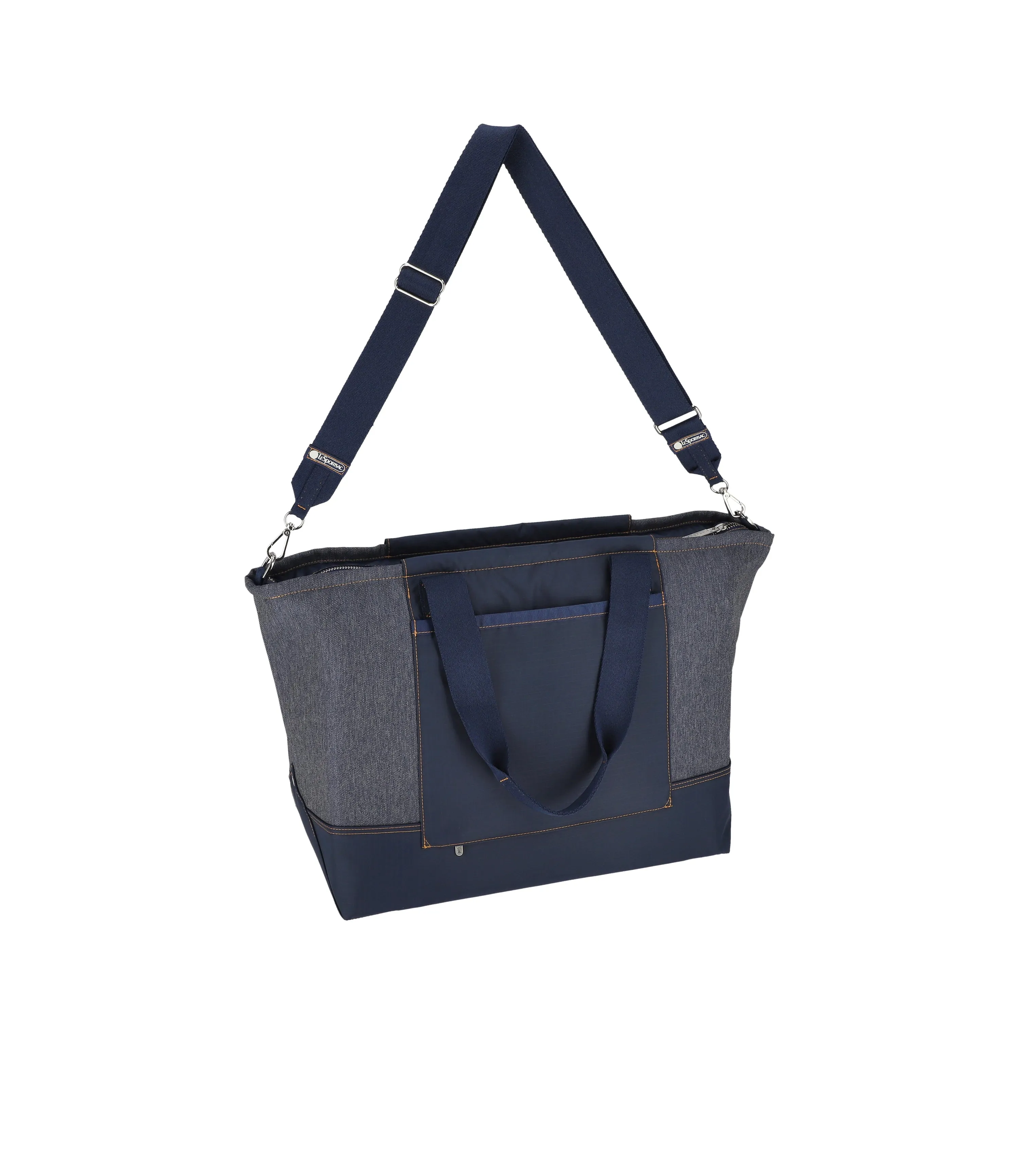 Denim East/West Tote