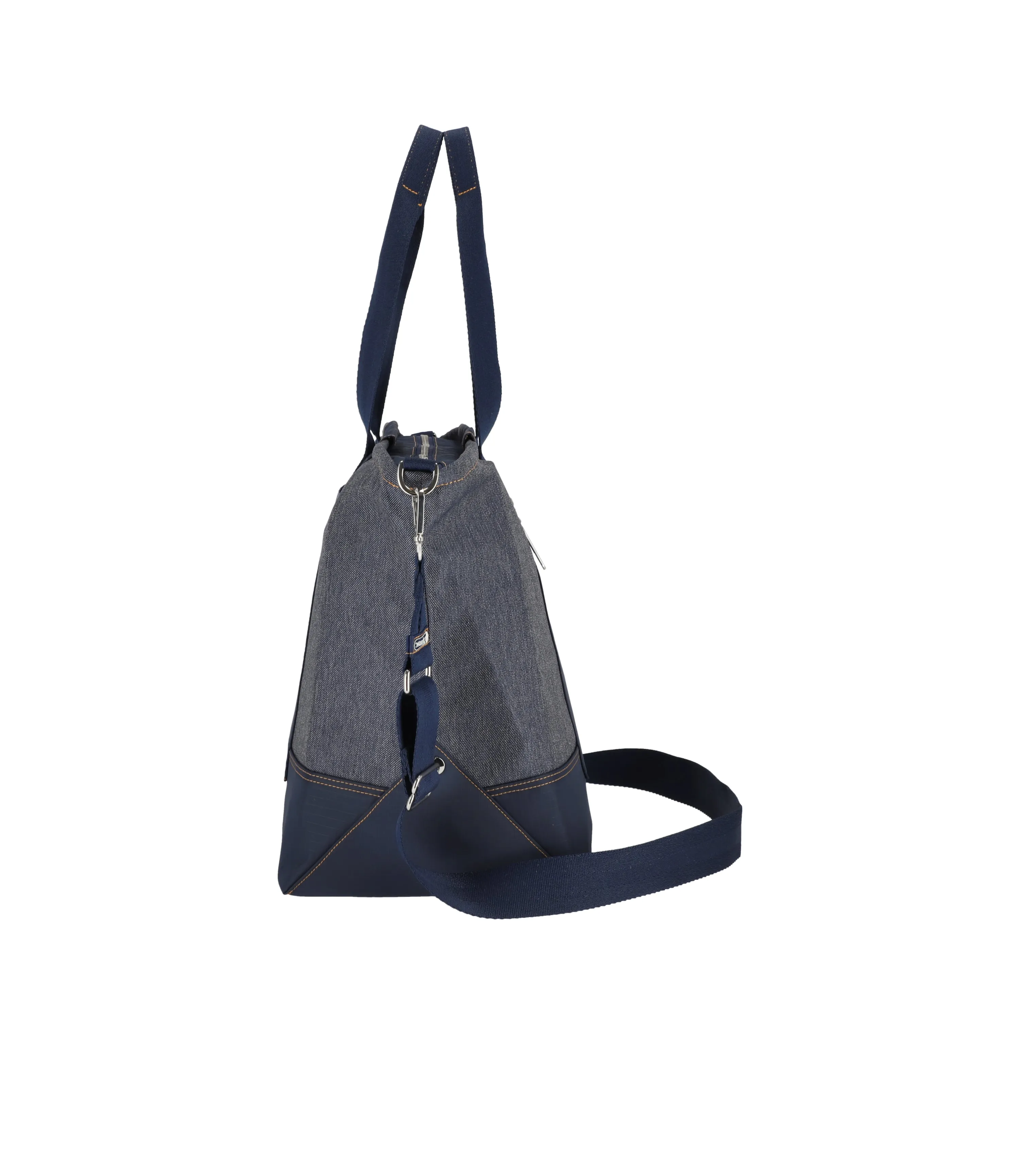 Denim East/West Tote