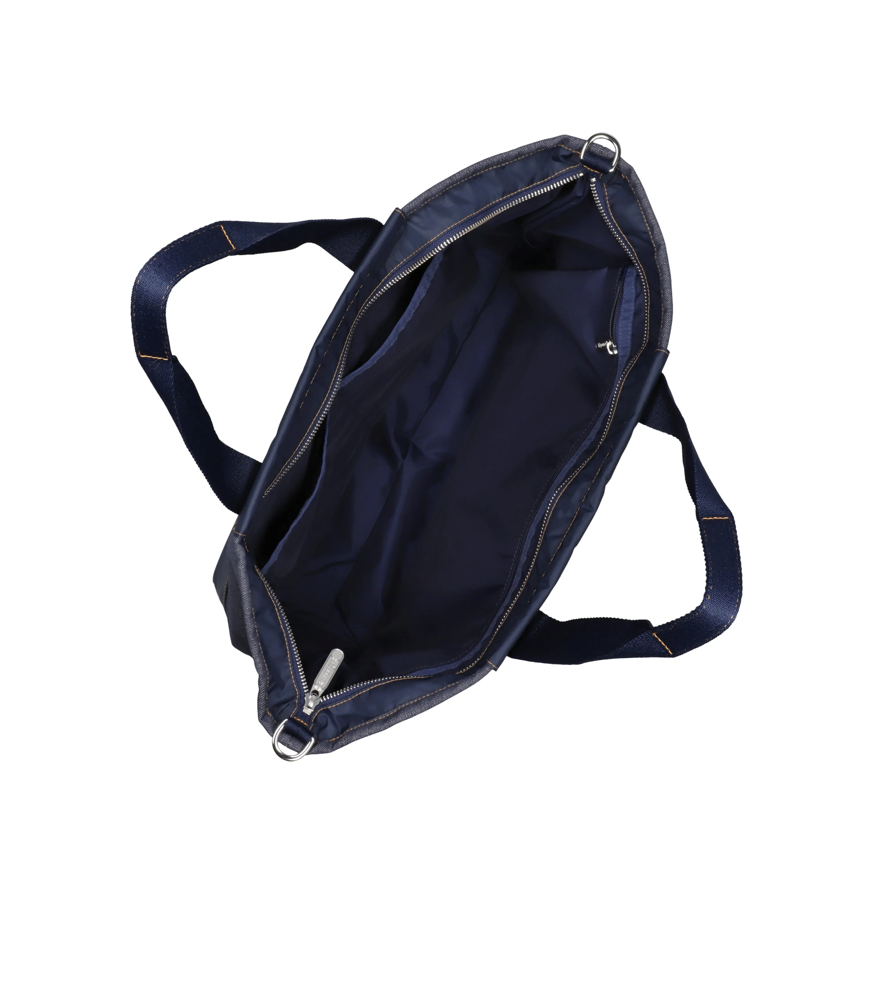 Denim East/West Tote