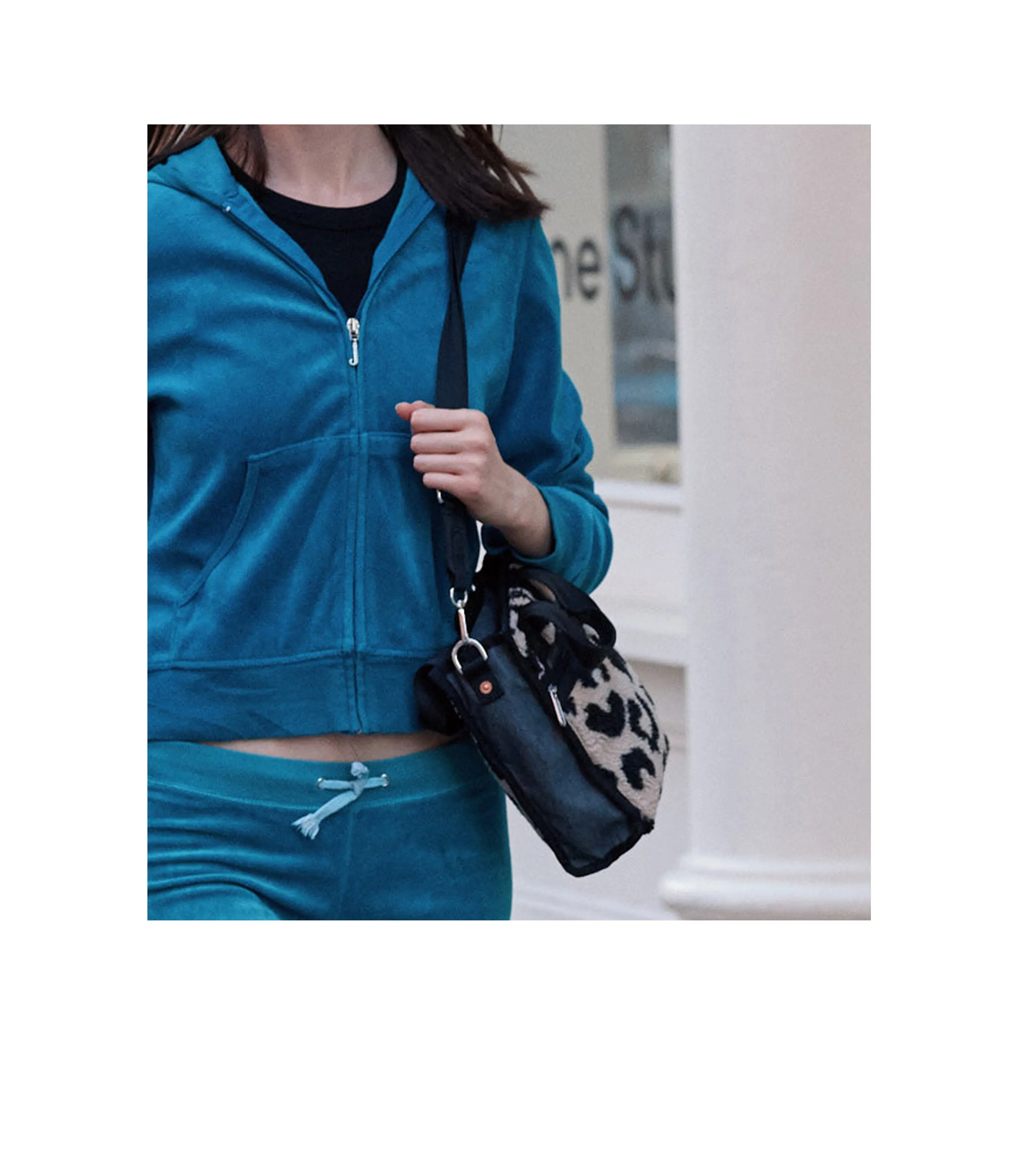 Denim Mini North/South Tote