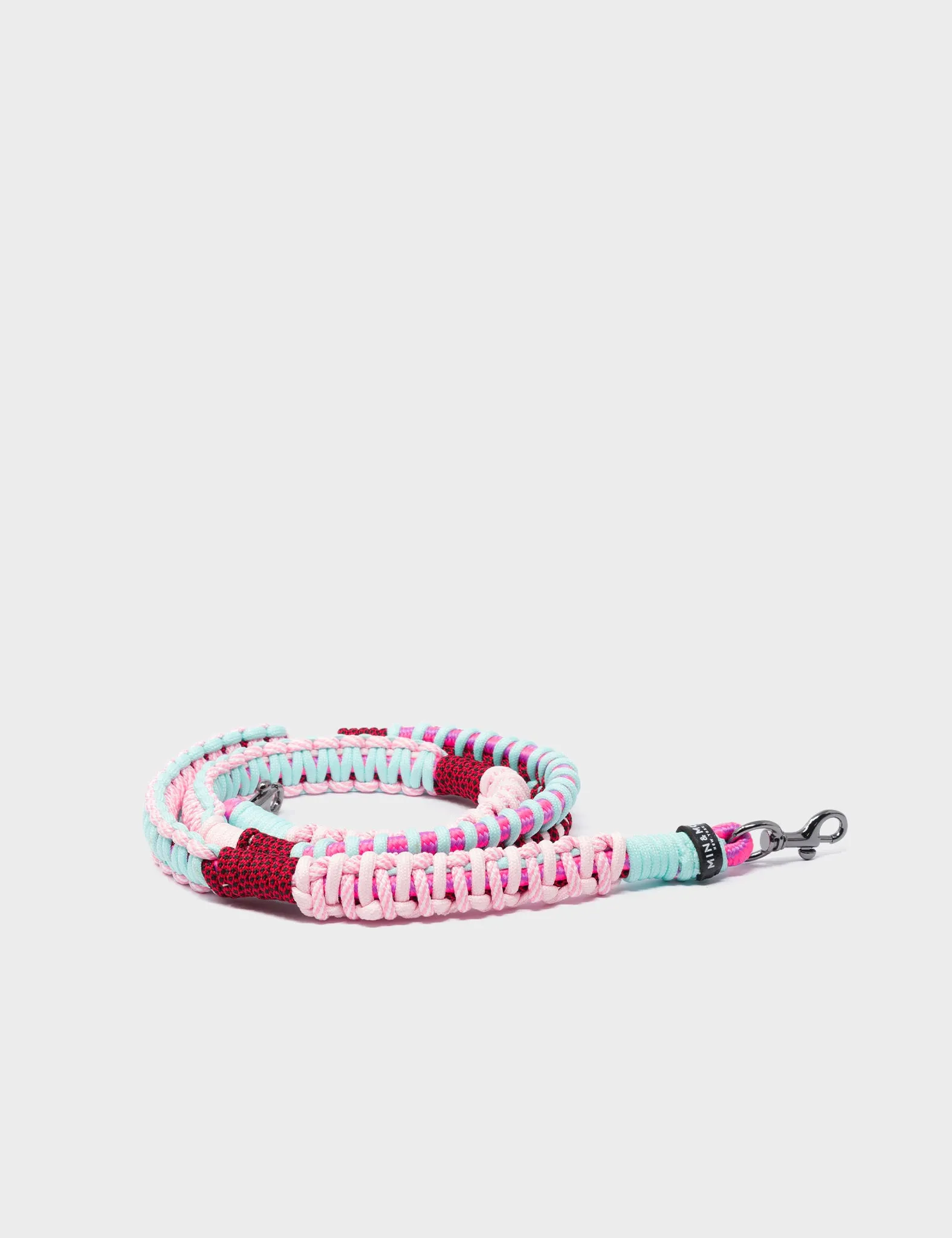 Detachable Shoulder Strap - Fuchsia. Pink and Blue Handwoven Paracord