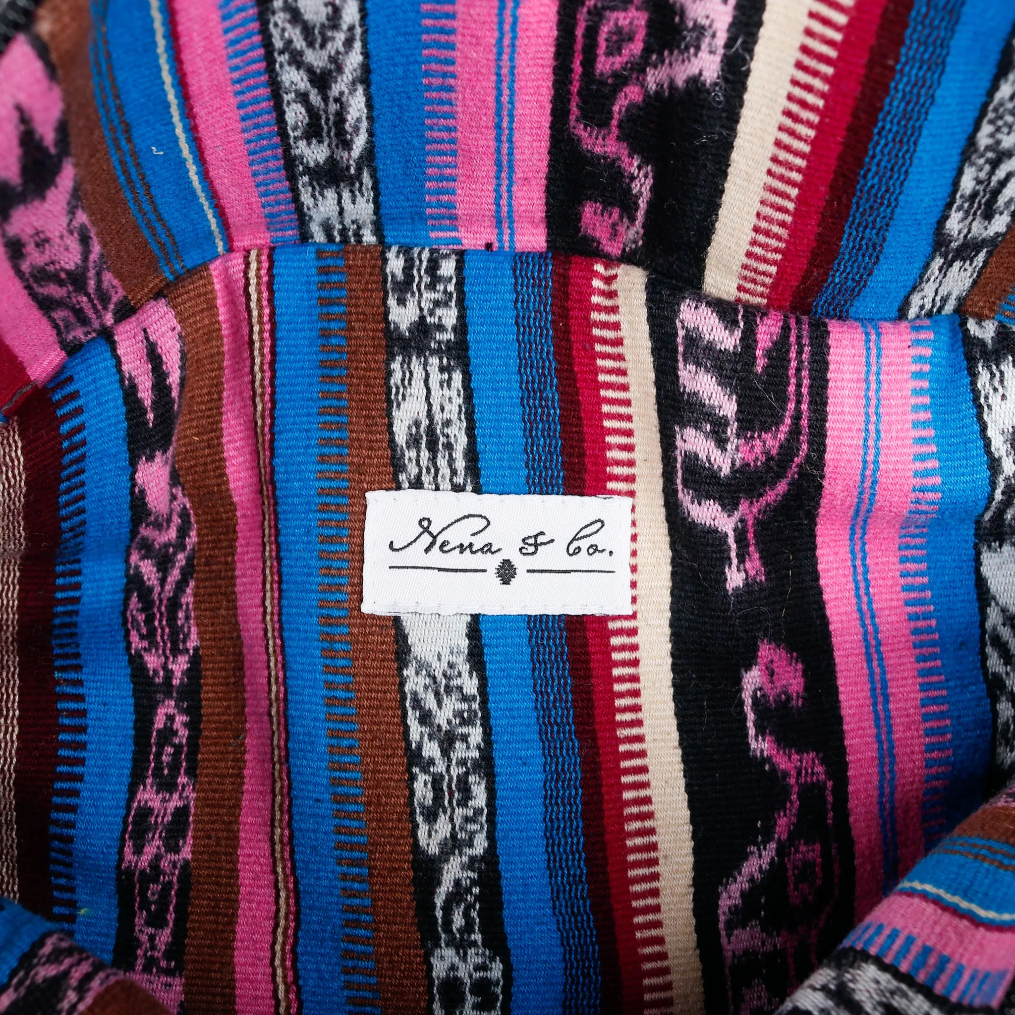 EL DON MANNY PACK - OOAK HUIPIL - BLACK - NO. 15748