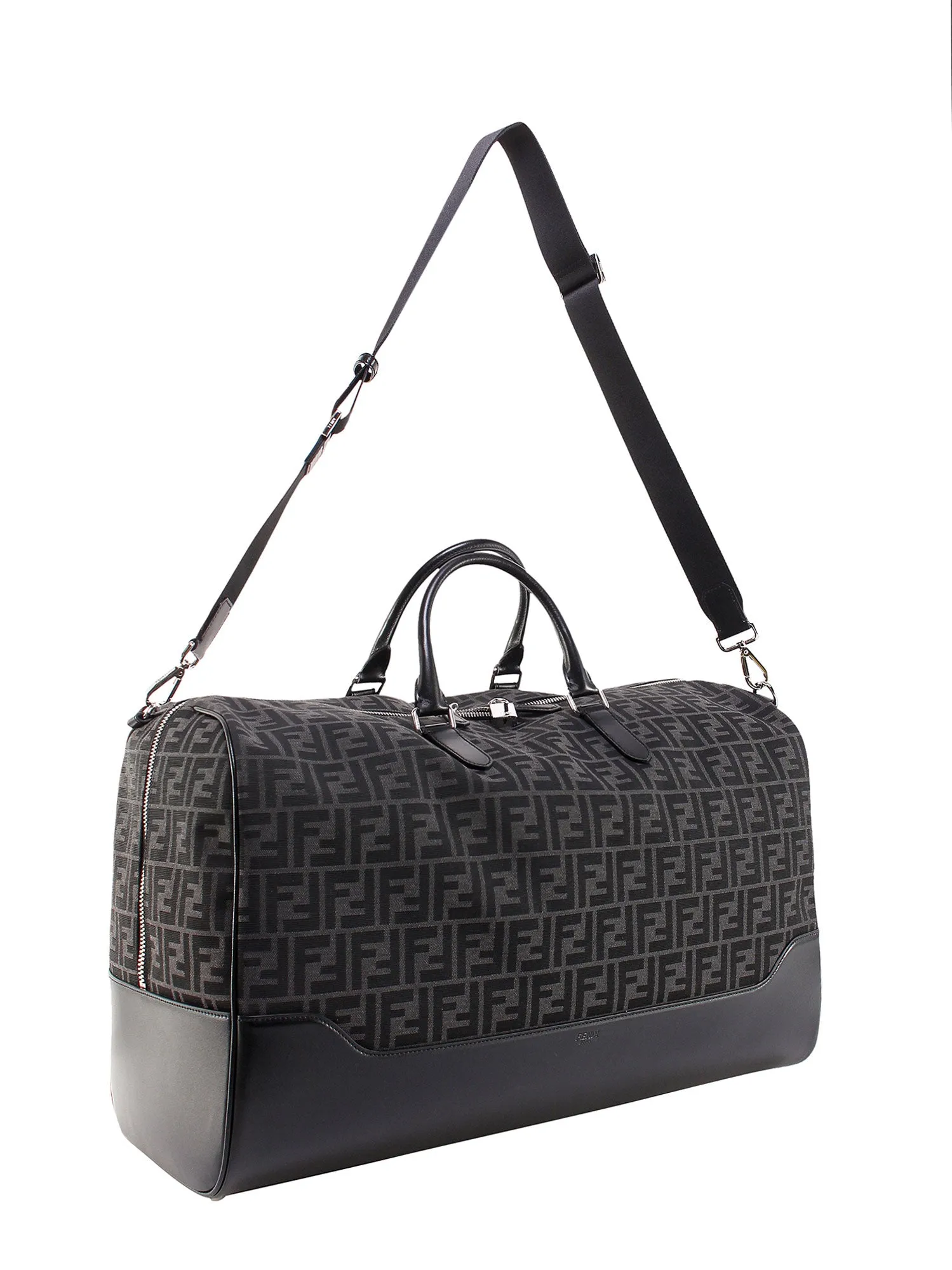 Fendi Logo Detailed Large Duffle Bag