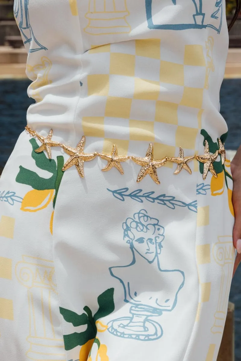 Gold Starfish Chain Belts