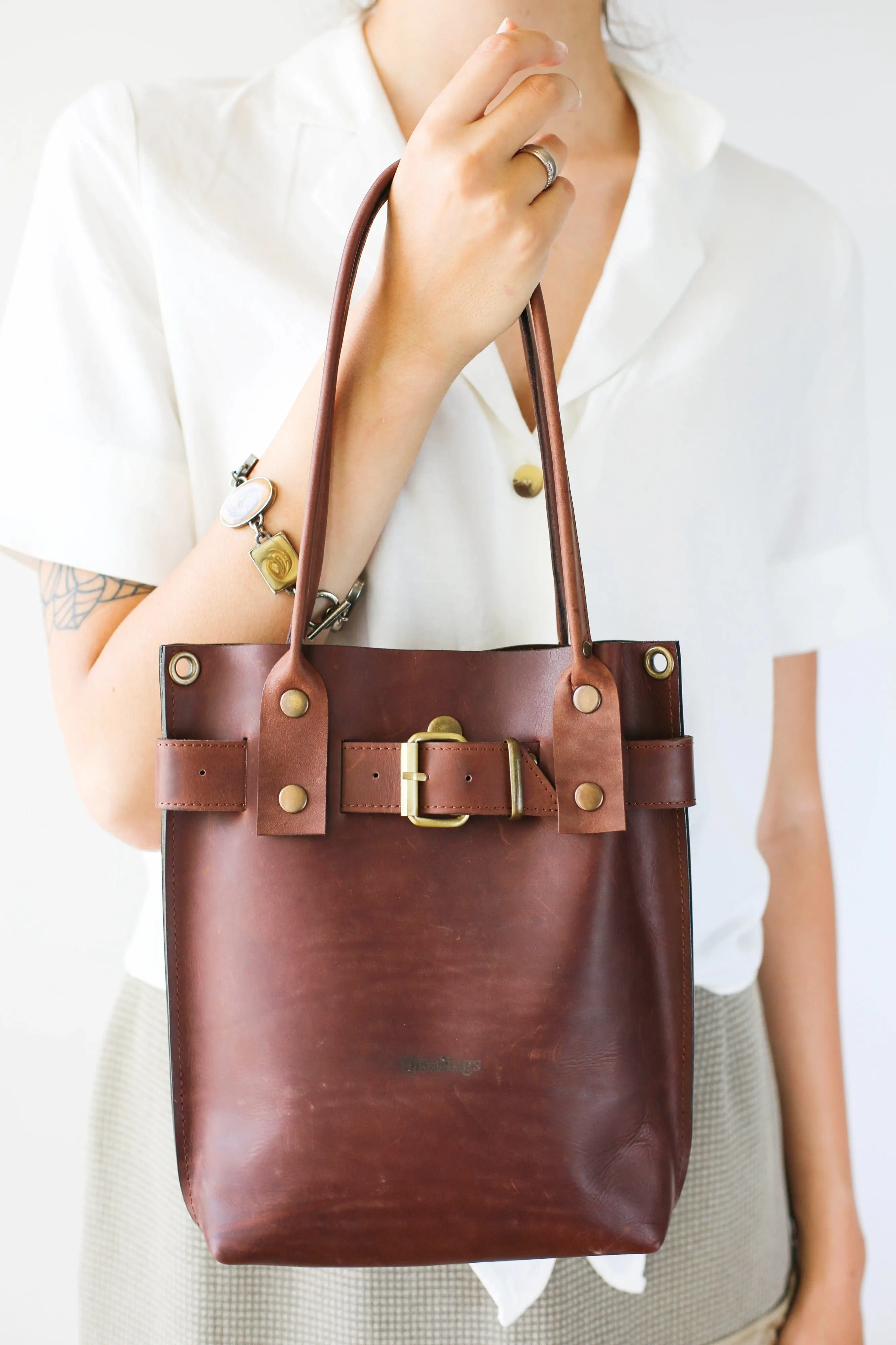Grizzly Leather Handbag