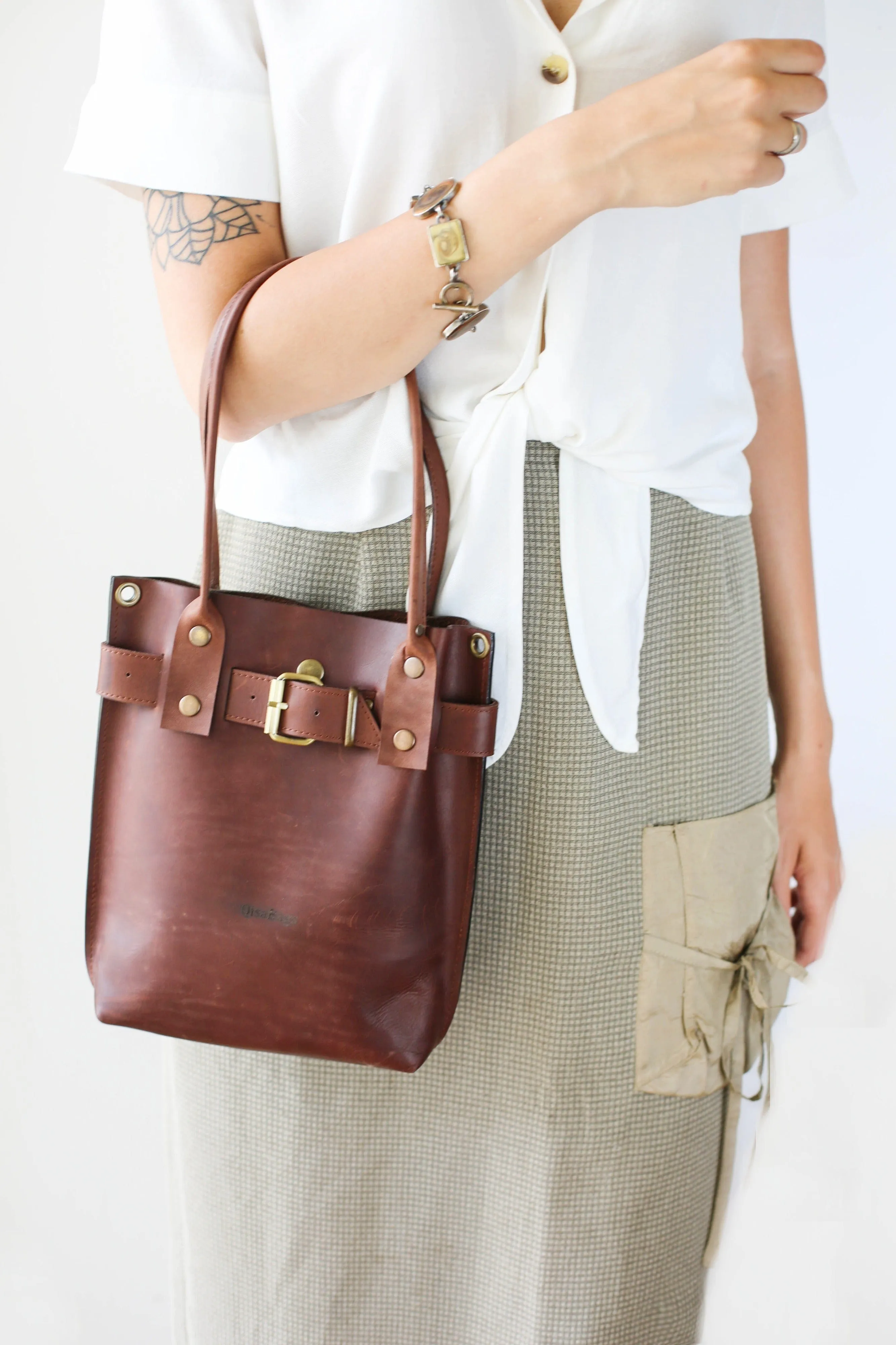 Grizzly Leather Handbag