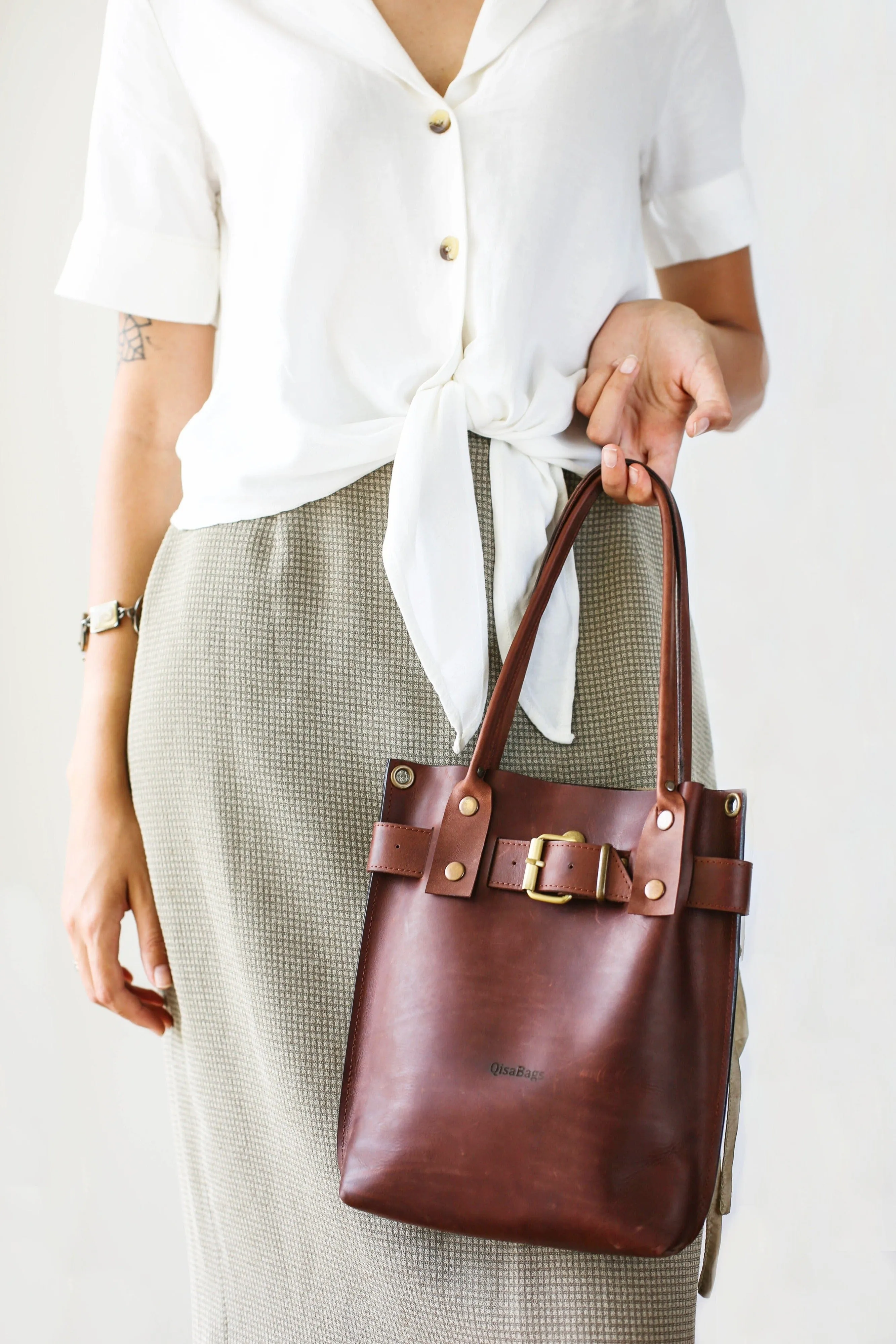 Grizzly Leather Handbag