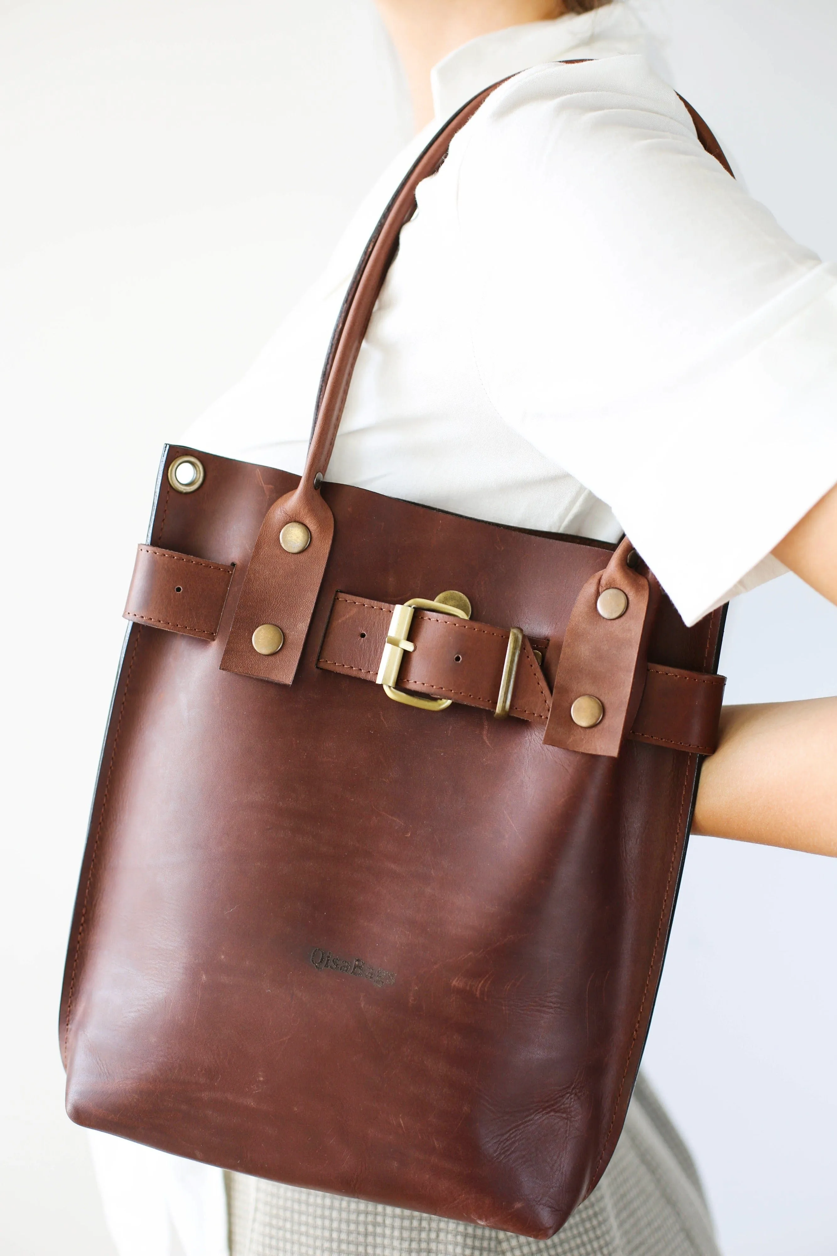 Grizzly Leather Handbag