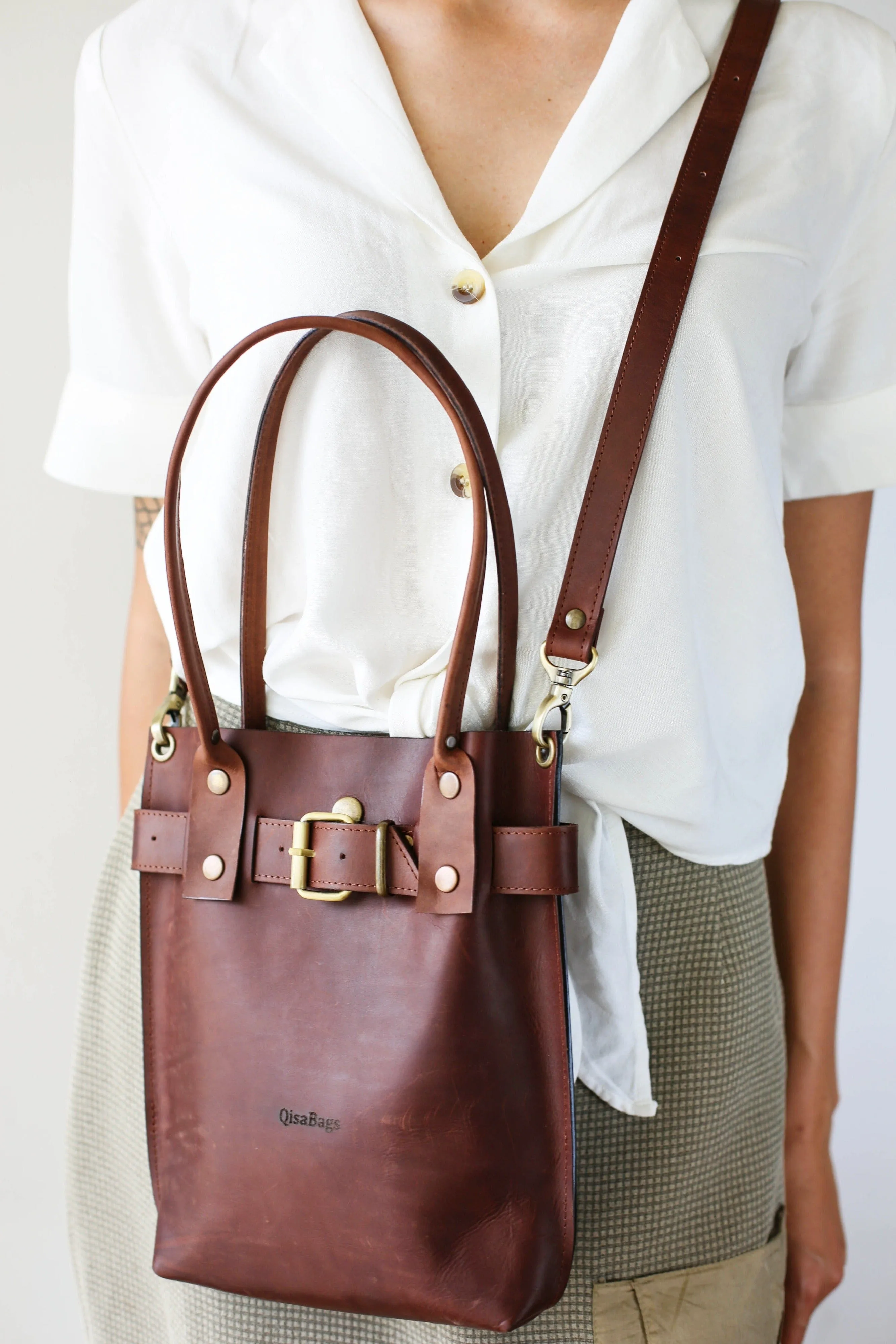 Grizzly Leather Handbag
