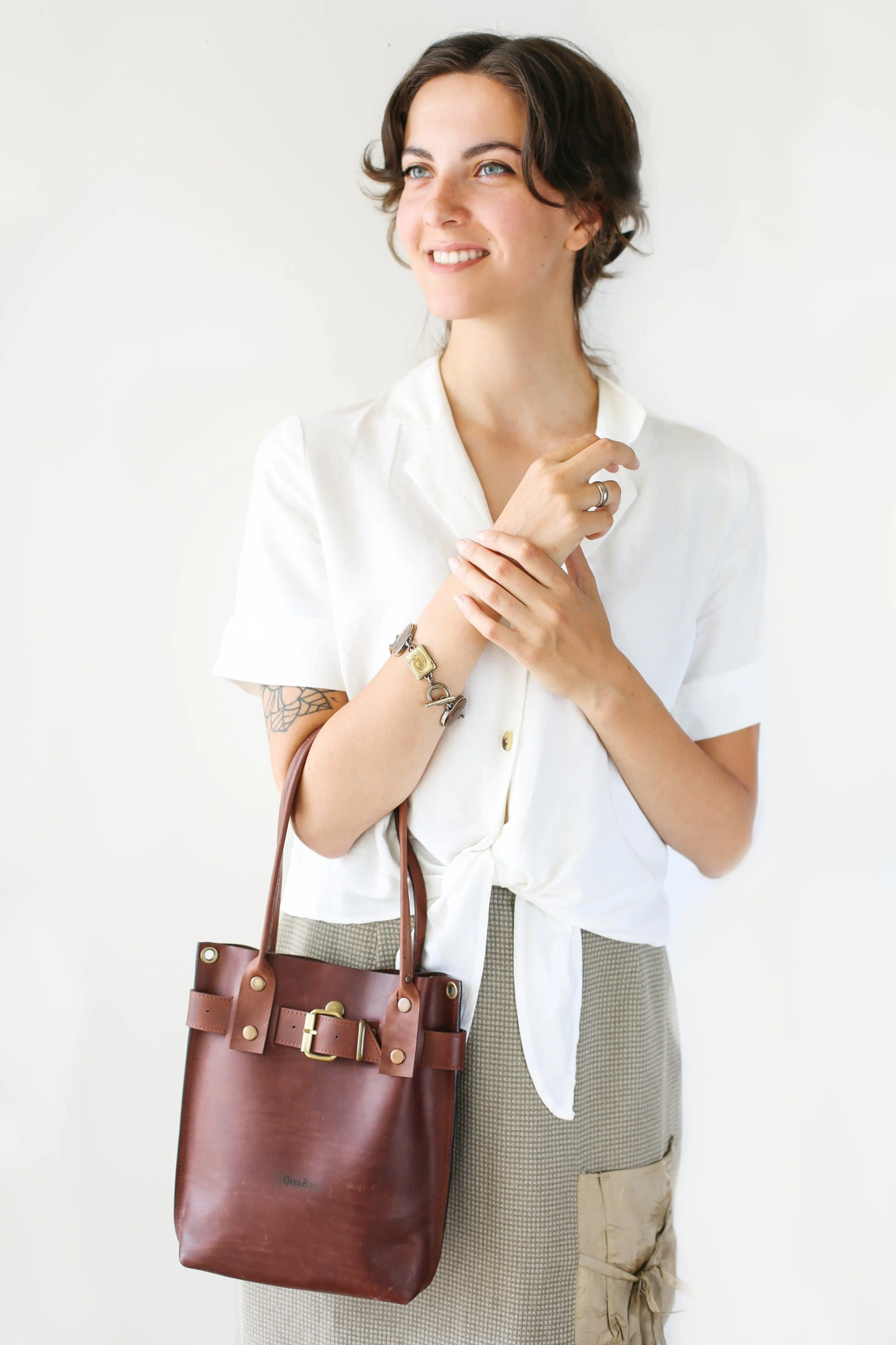 Grizzly Leather Handbag