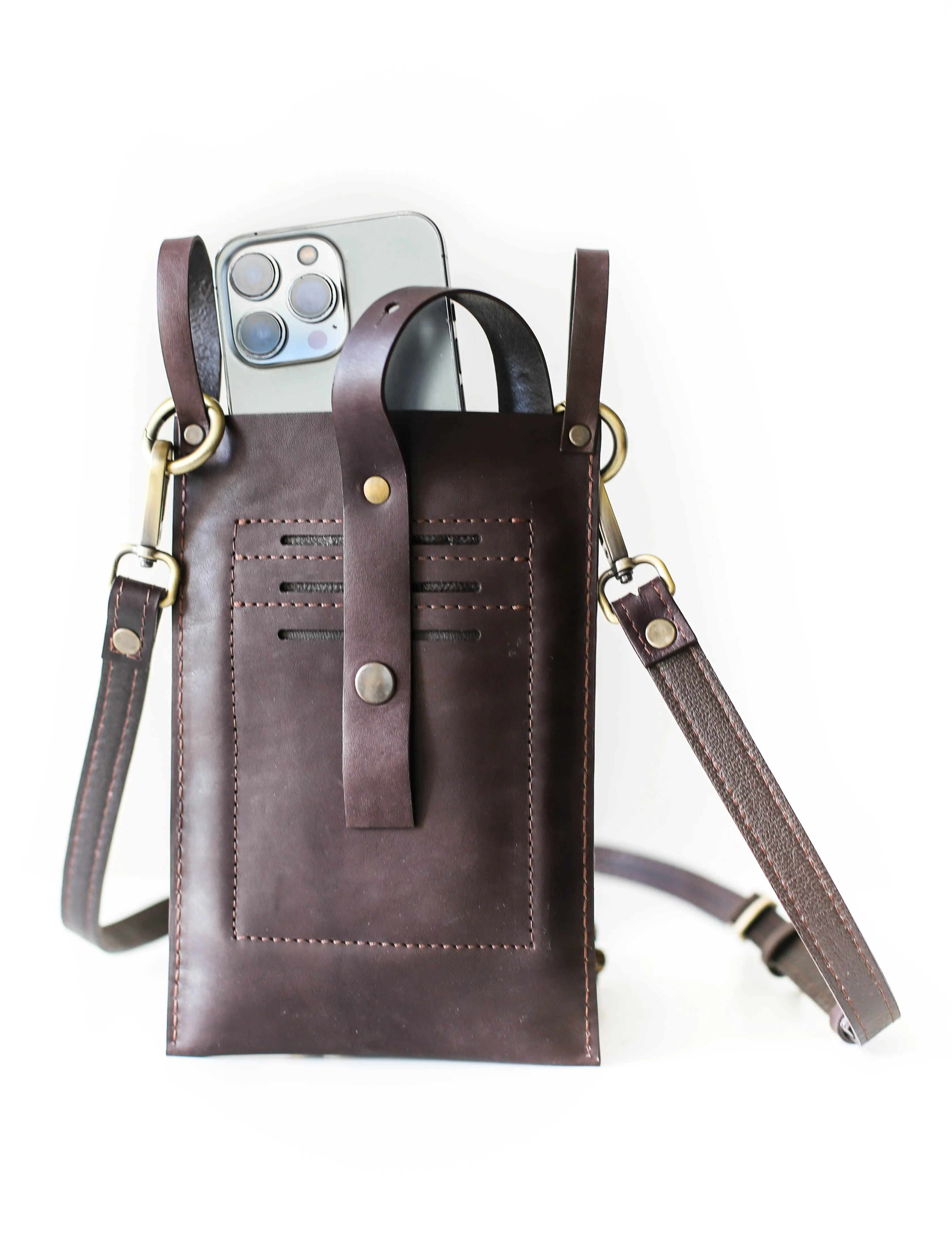 Grizzly Leather Phone Bag