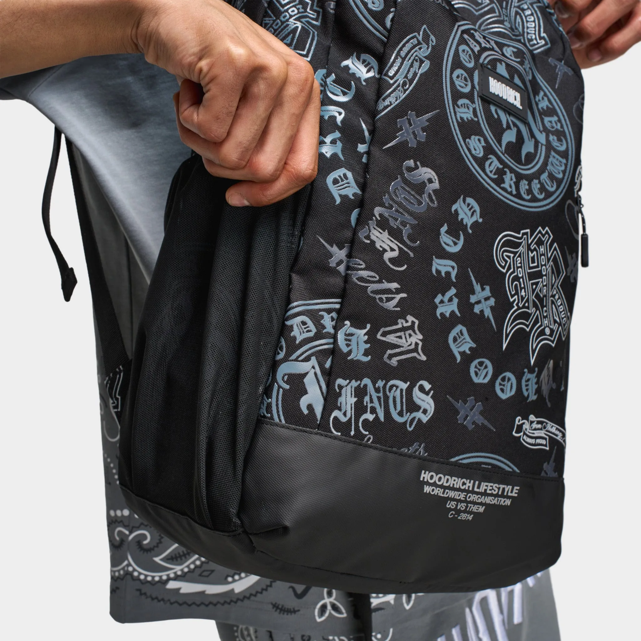 Hoodrich Gothtoss Backpack Black / White - Grey
