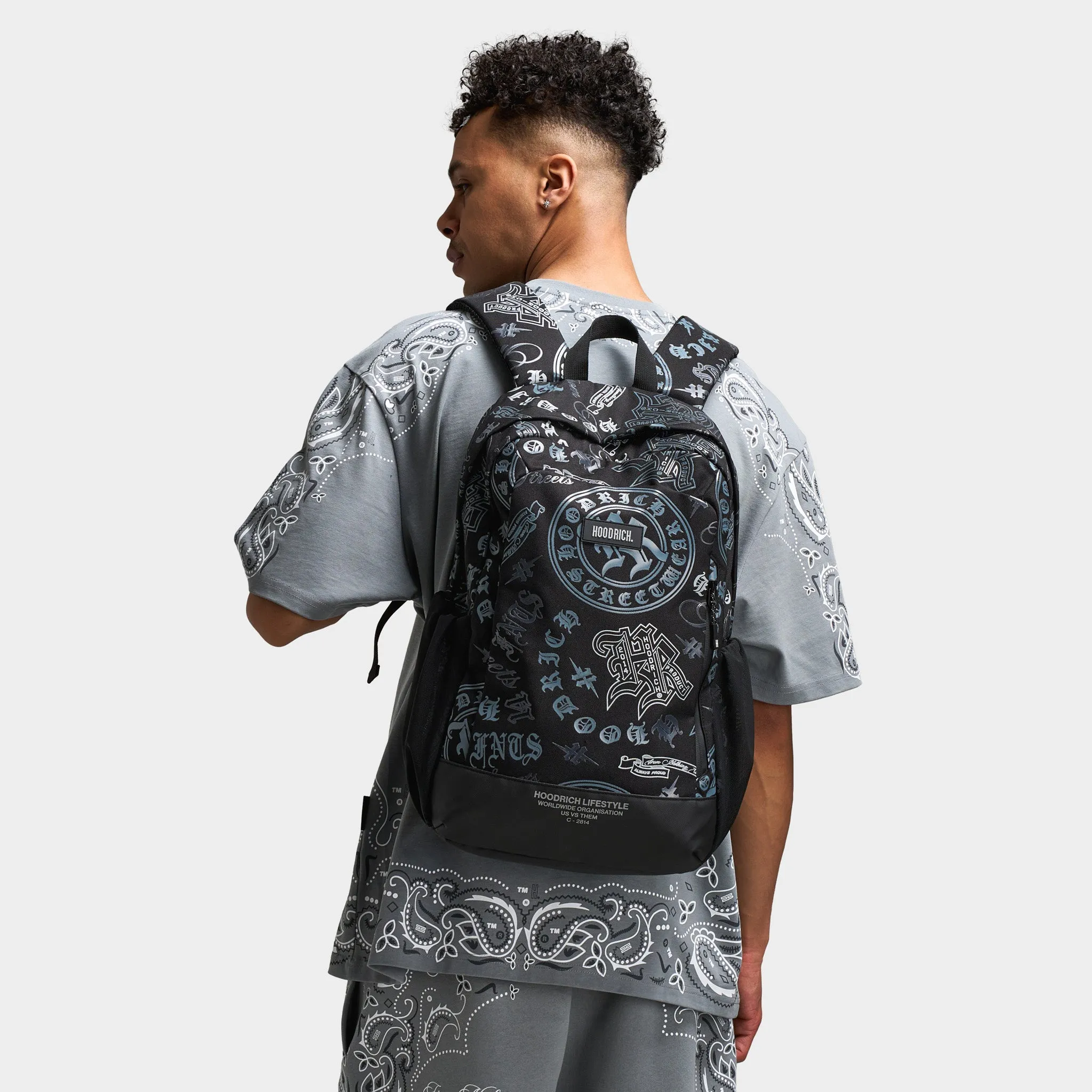 Hoodrich Gothtoss Backpack Black / White - Grey