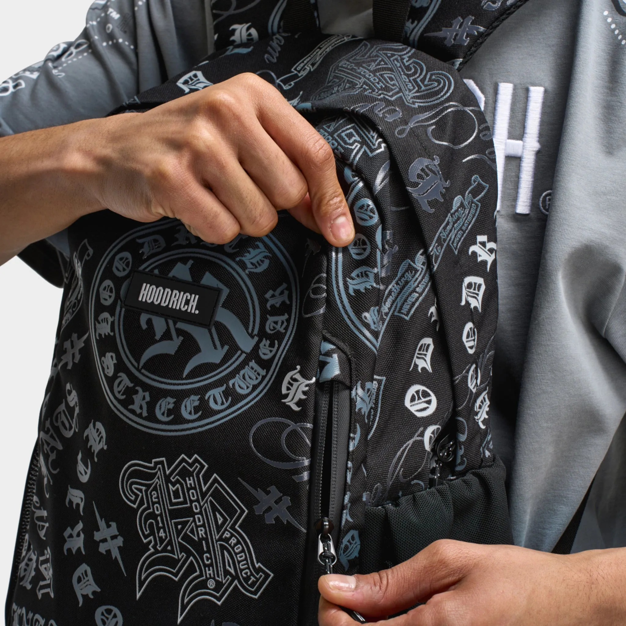 Hoodrich Gothtoss Backpack Black / White - Grey