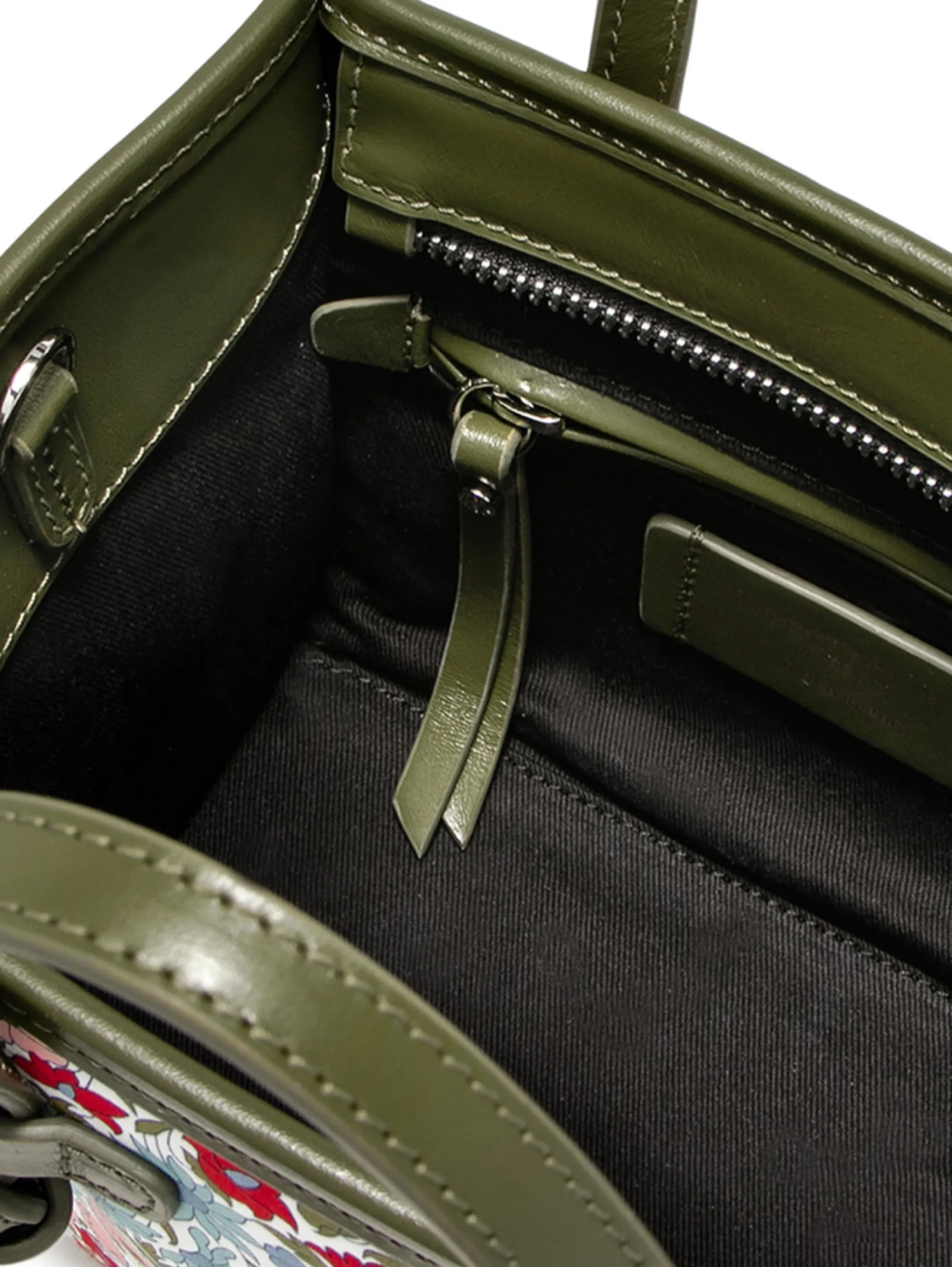 Limited Edition Handbag with Green / Multi Floral Print