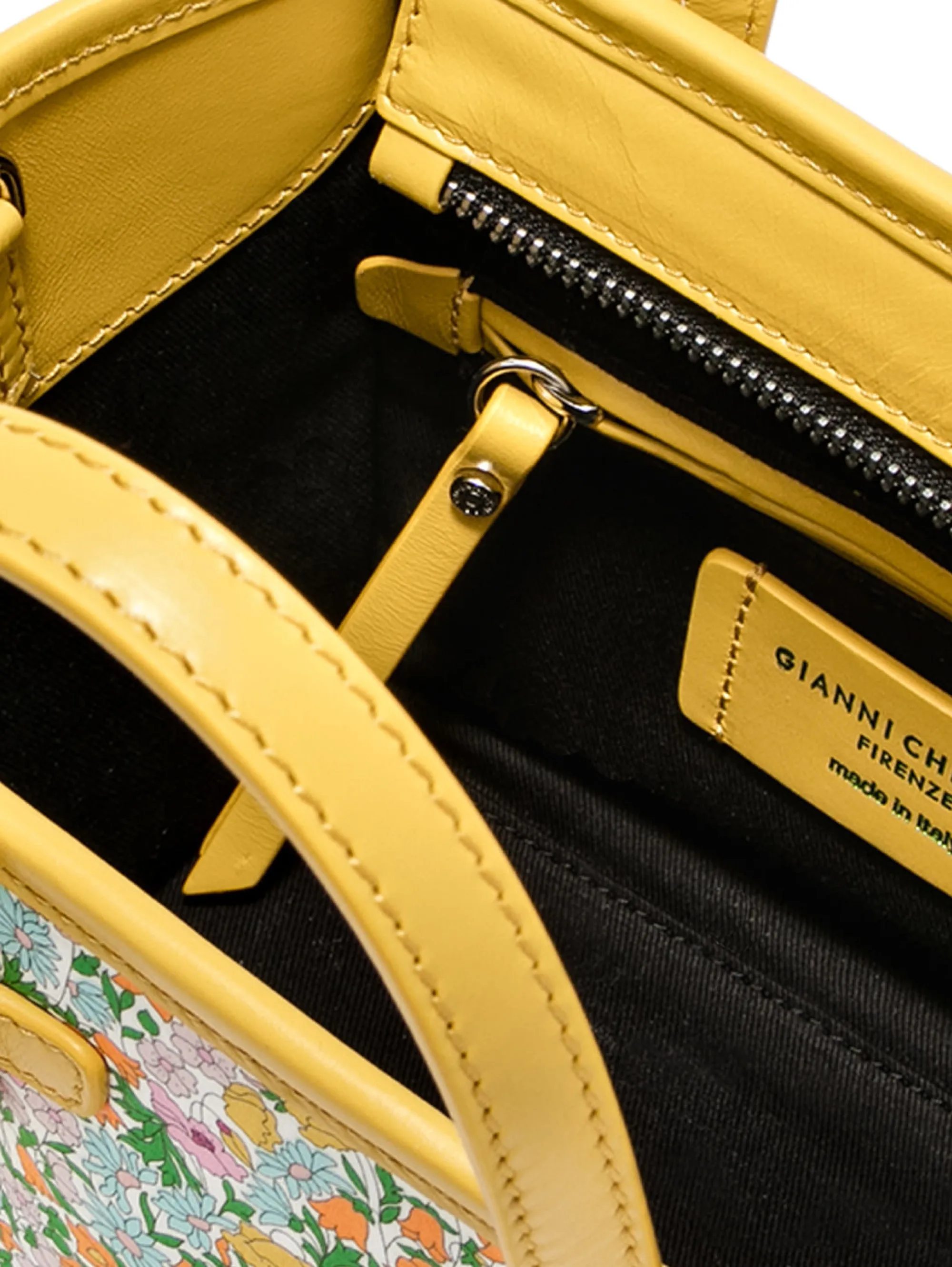 Limited Edition Handbag with Yellow / Multi Floral Print