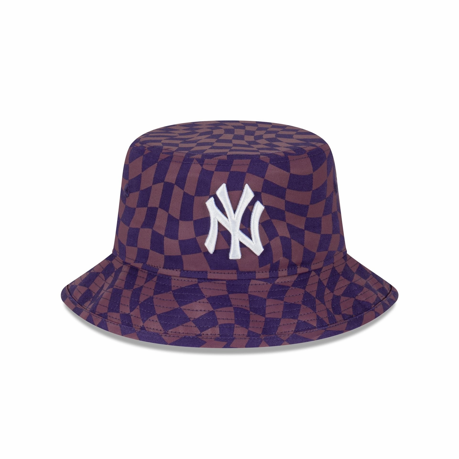 New York Yankees Warp Check Purple Dusk Bucket