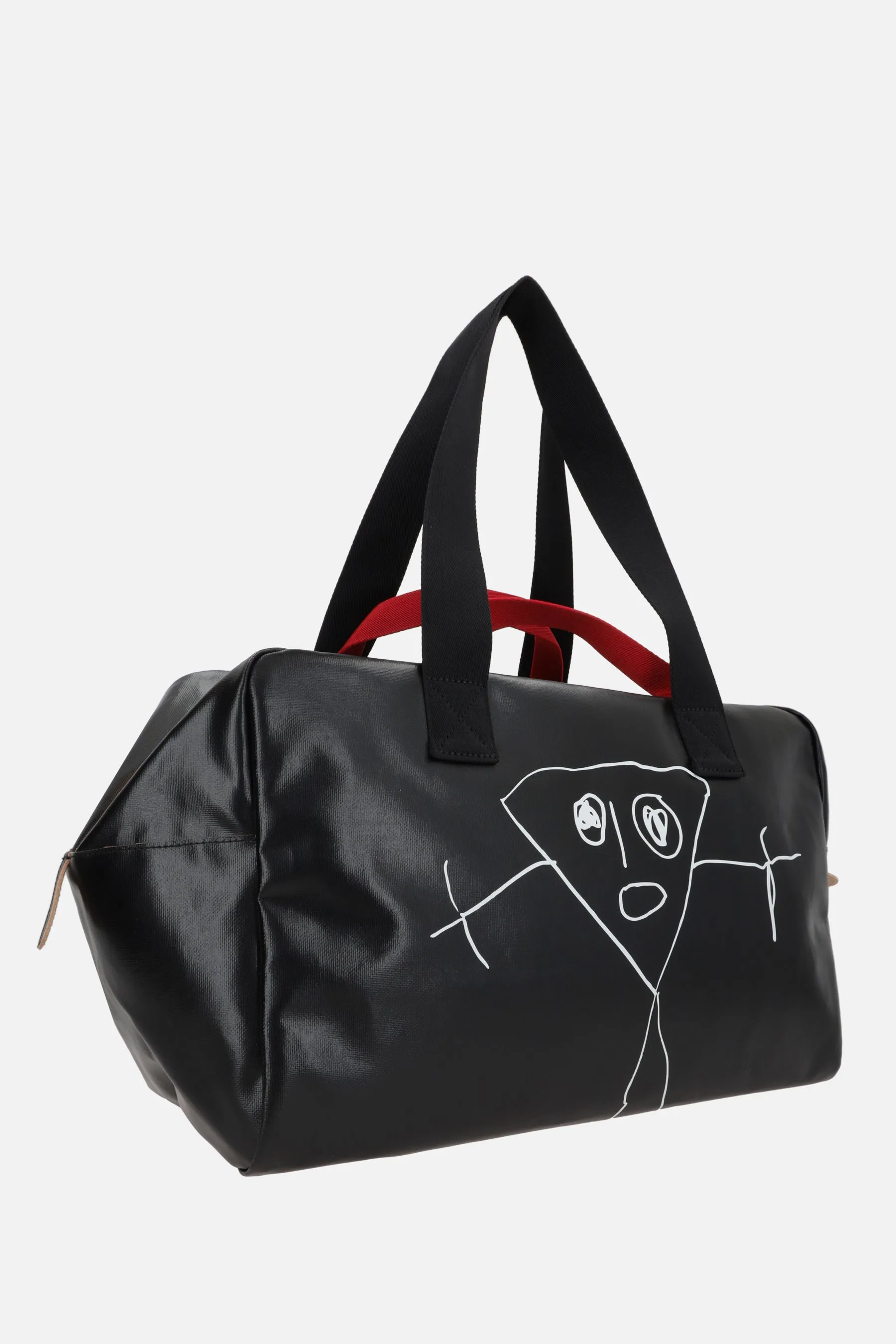 PIli e Bianca weekend bag in coated canvas
