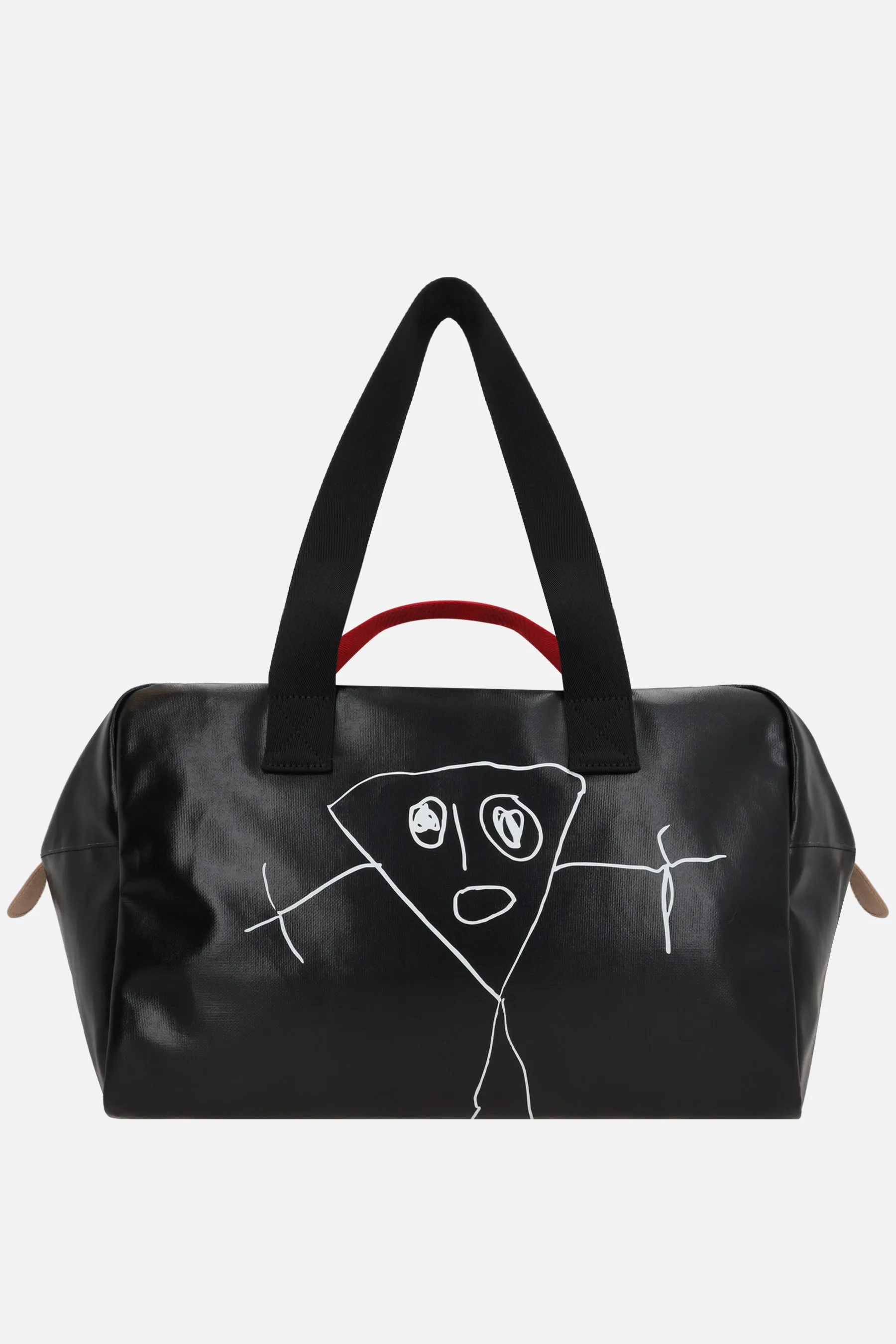 PIli e Bianca weekend bag in coated canvas