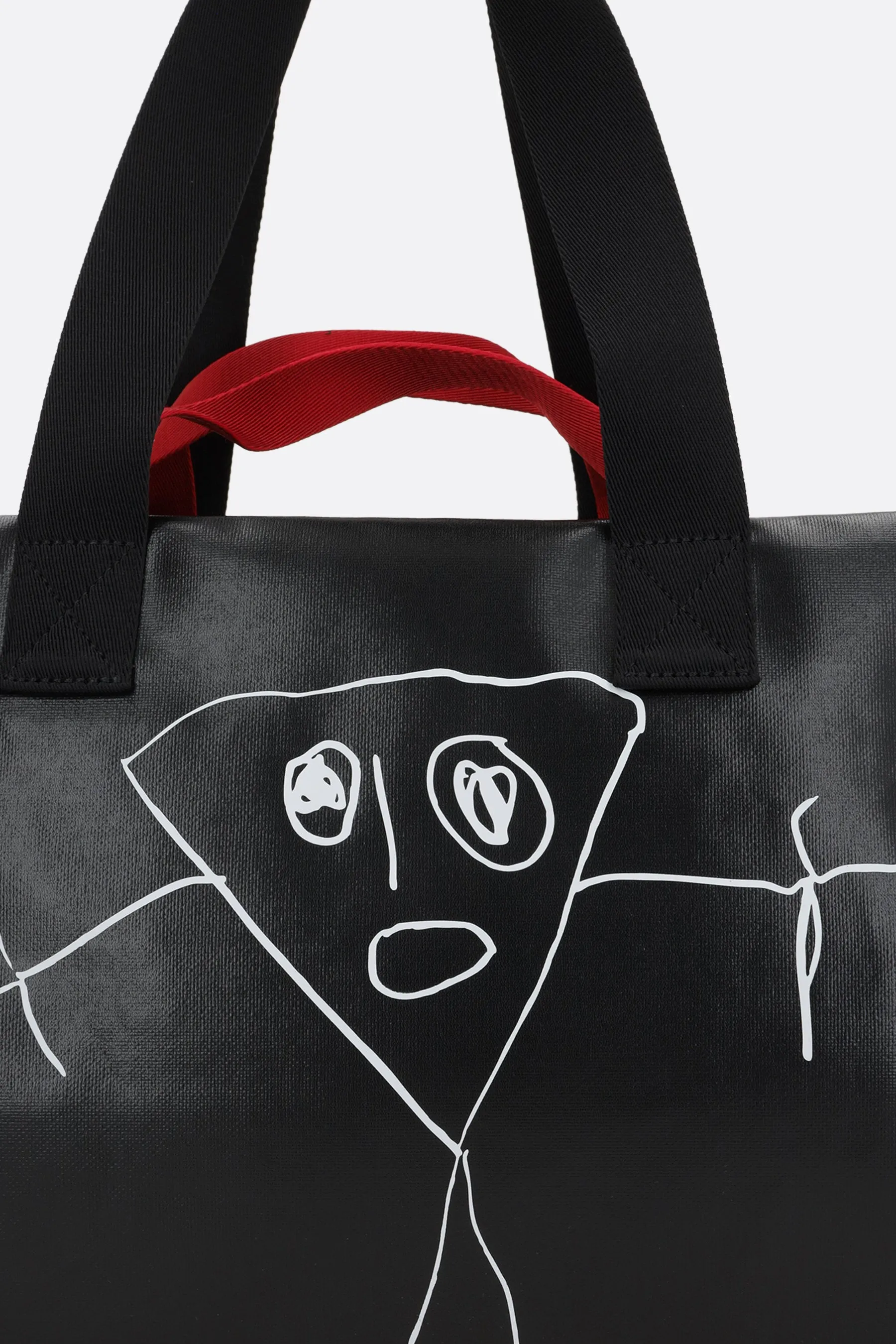 PIli e Bianca weekend bag in coated canvas