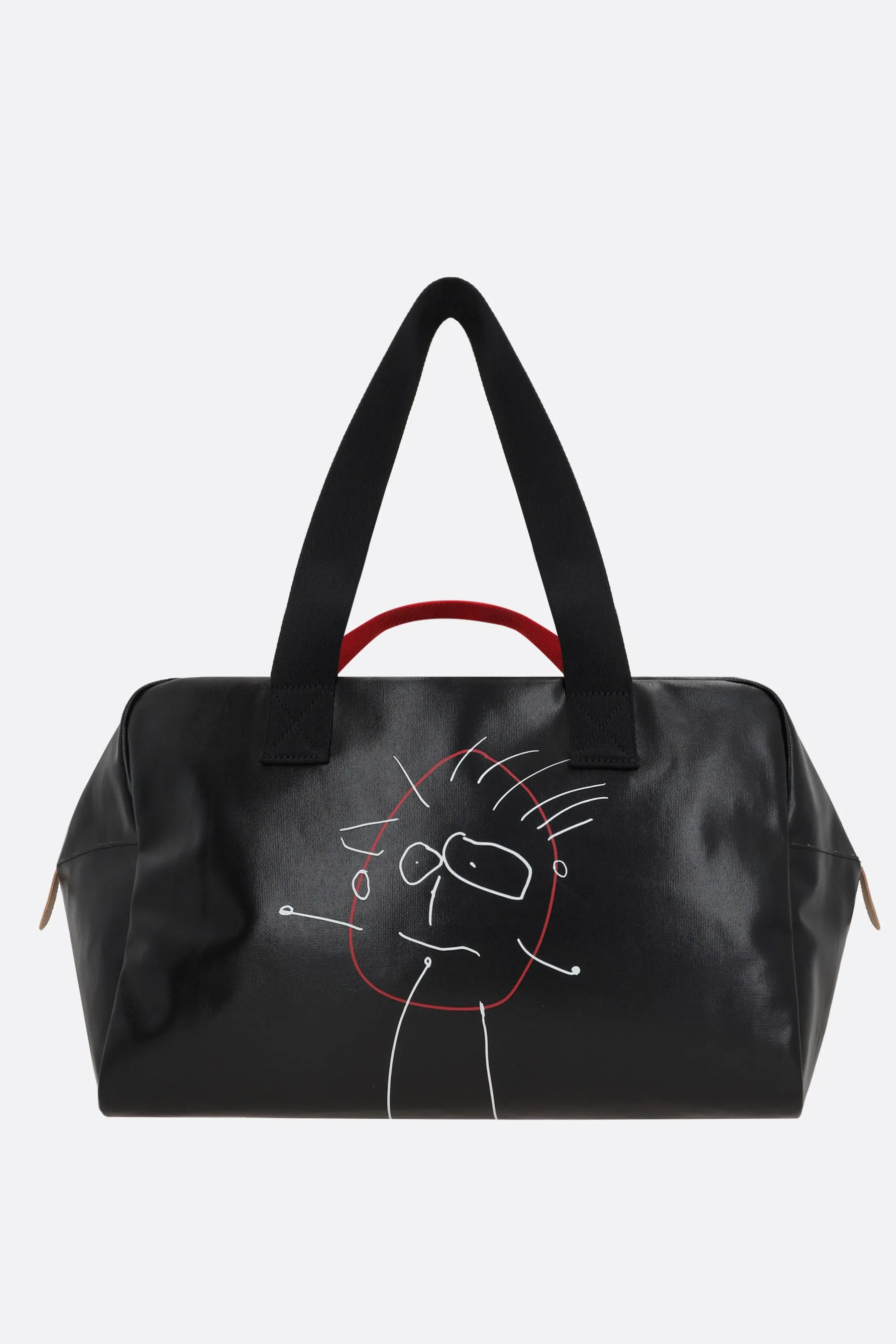 PIli e Bianca weekend bag in coated canvas